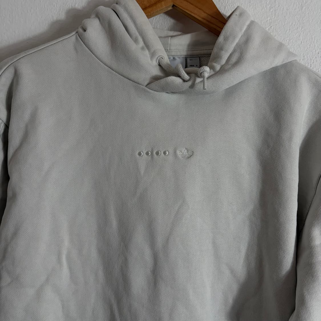 아디다스 ESS로고 후드티 백멜란지(M) 상품이미지3
