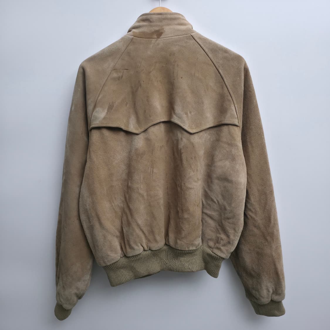 [M] 90s 폴로 랄프로렌 스웨이드 바라쿠타 해링턴 자켓 상품이미지5