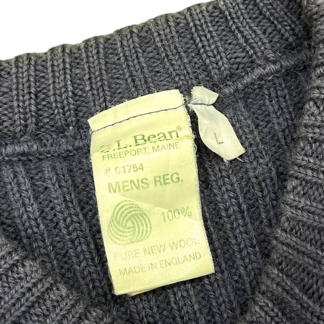 80s 엘엘빈 코만도 울 스웨터 made in england 상품이미지4