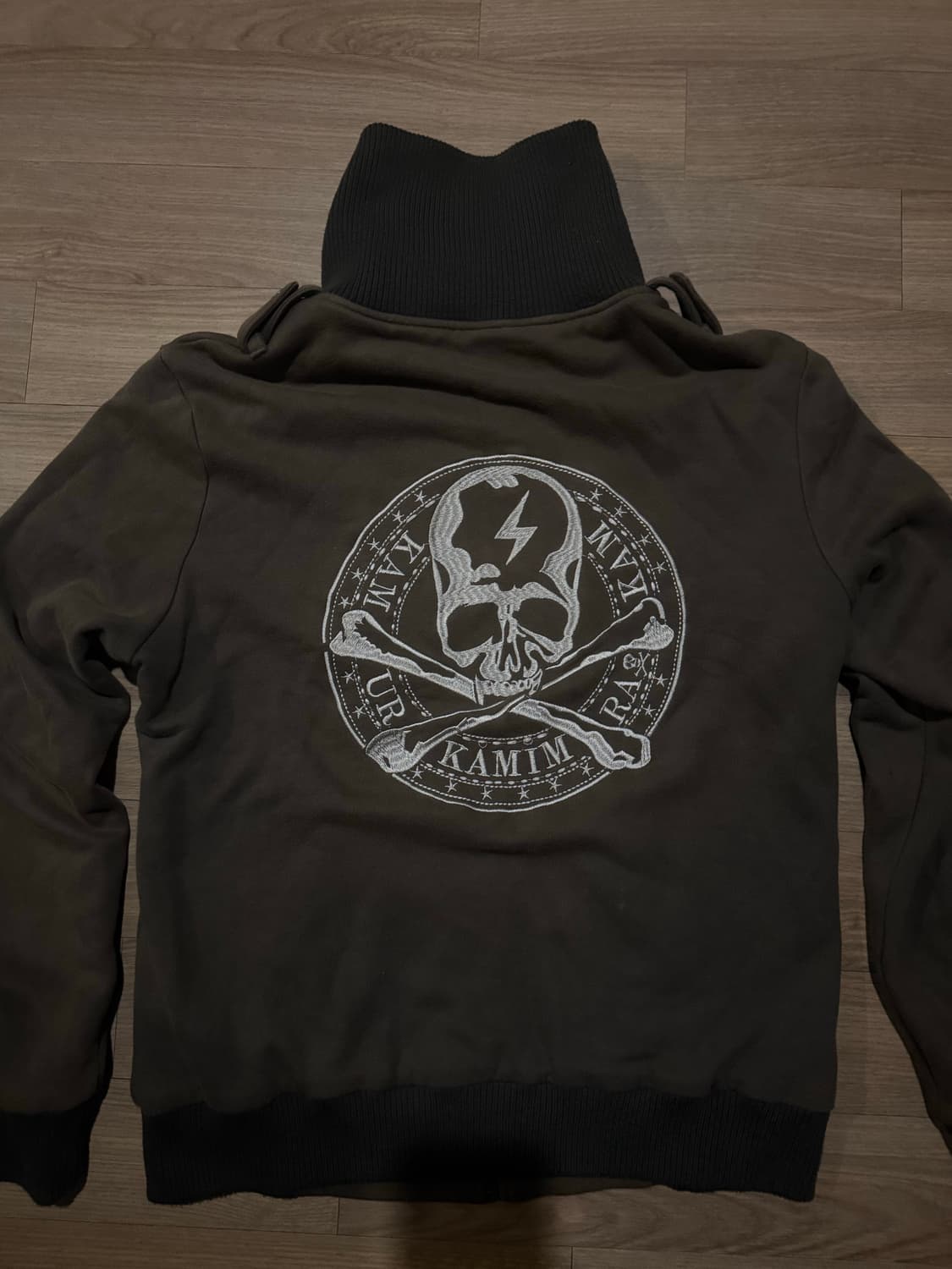 일본빈티지 해골 빅로고 져지 상품이미지2