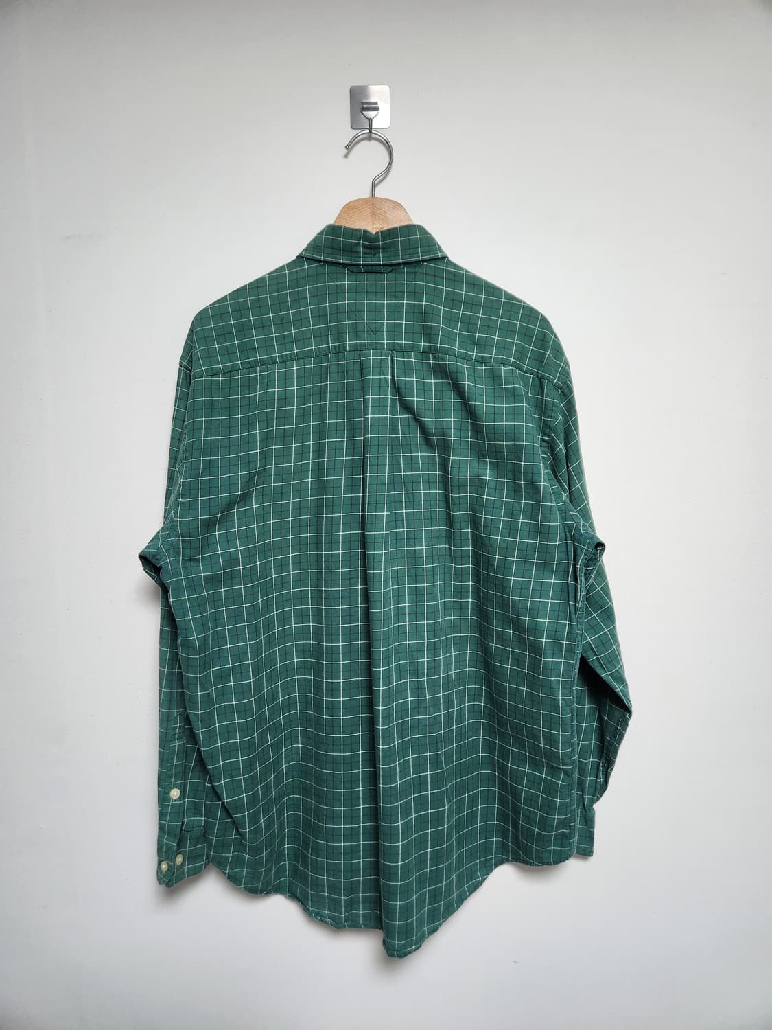 타미힐피거Tommy 코튼 체크 셔츠 M - S169 상품이미지2