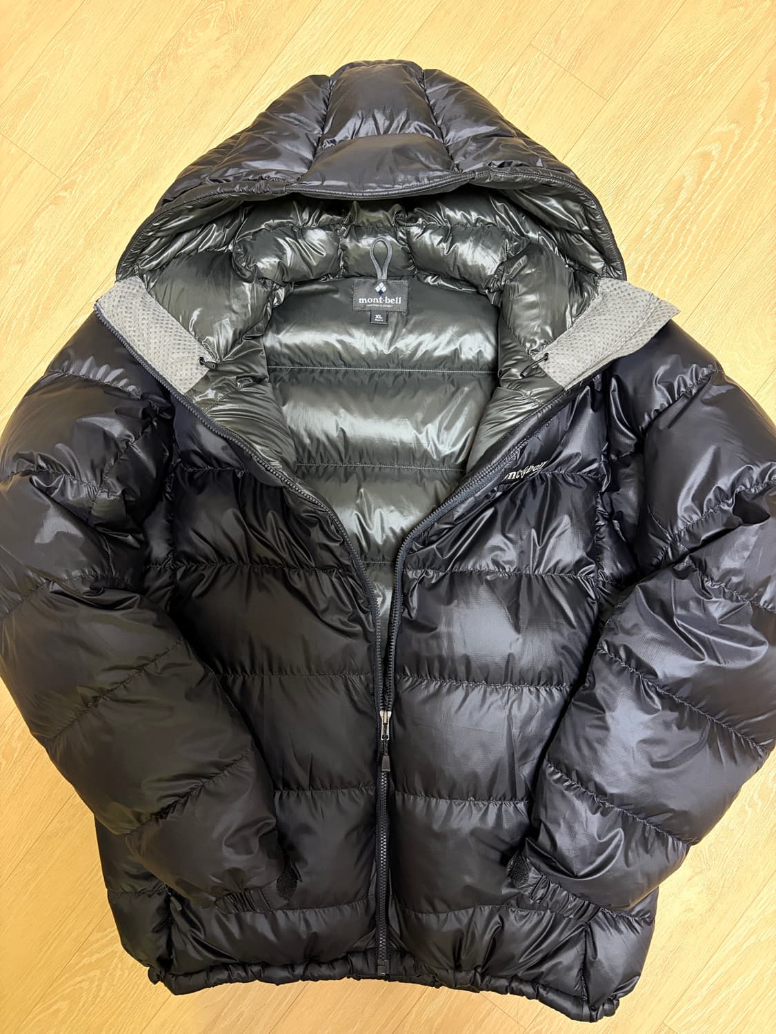 몽벨 알파인 800 다운 파카 패딩 블랙 XL 상품이미지2