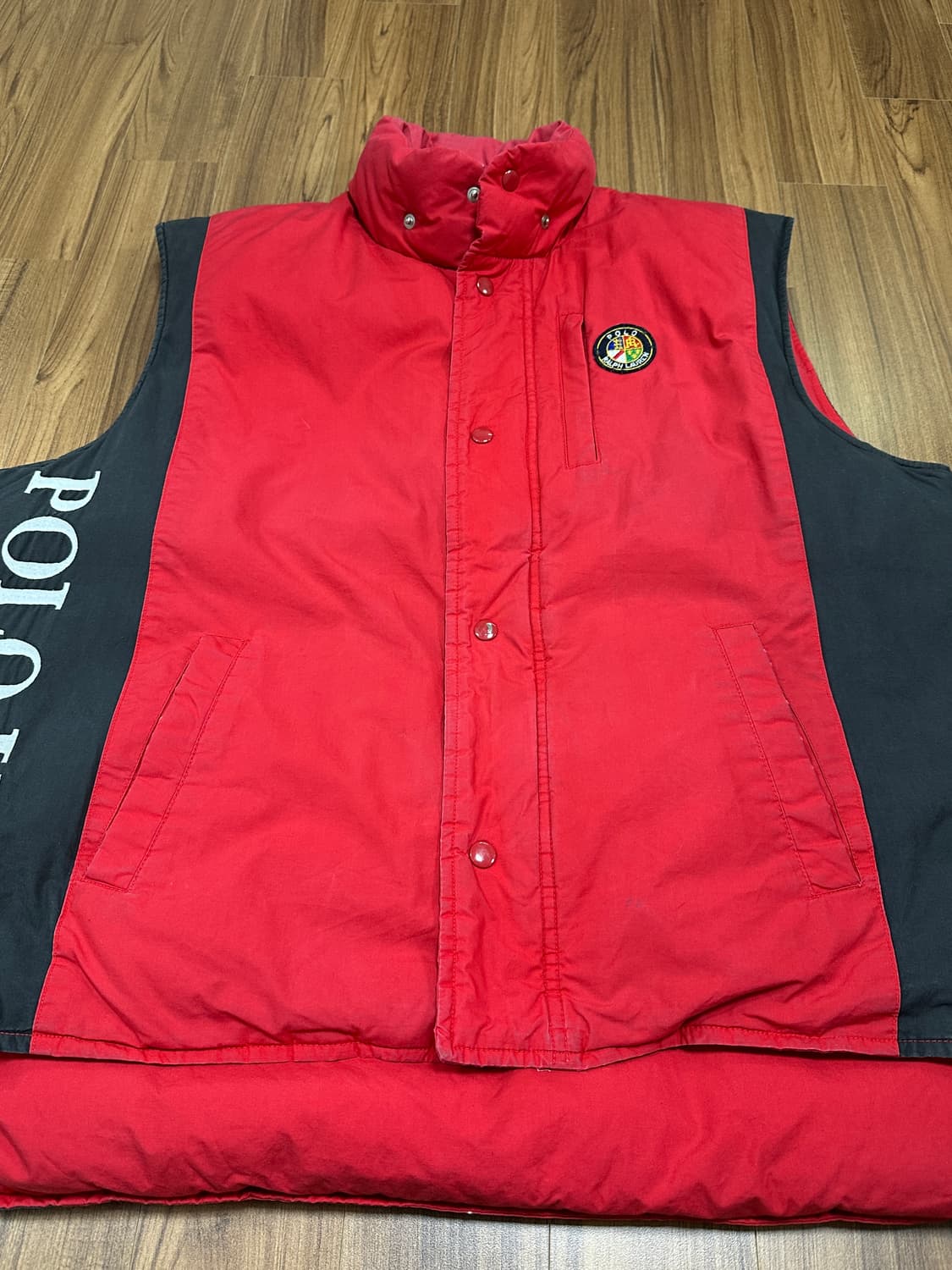 80s 폴로 수어사이드 스키 패딩베스트 L 상품이미지5