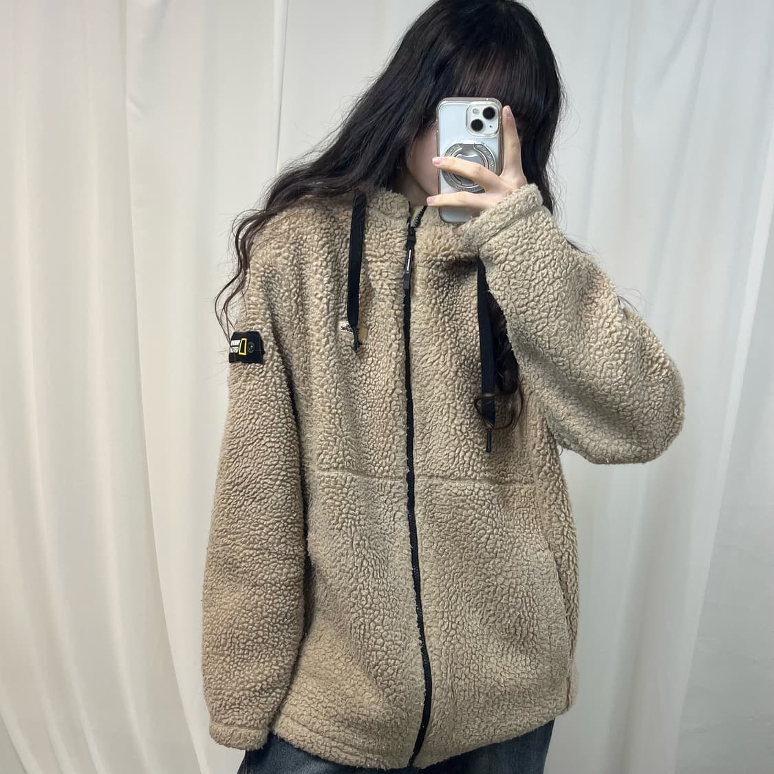 National Geographic Beige Fleece 상품이미지2