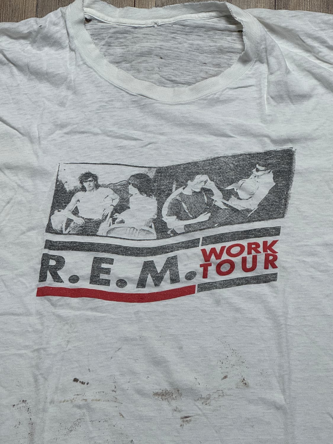 빈티지밴드티 80s rem 상품이미지2