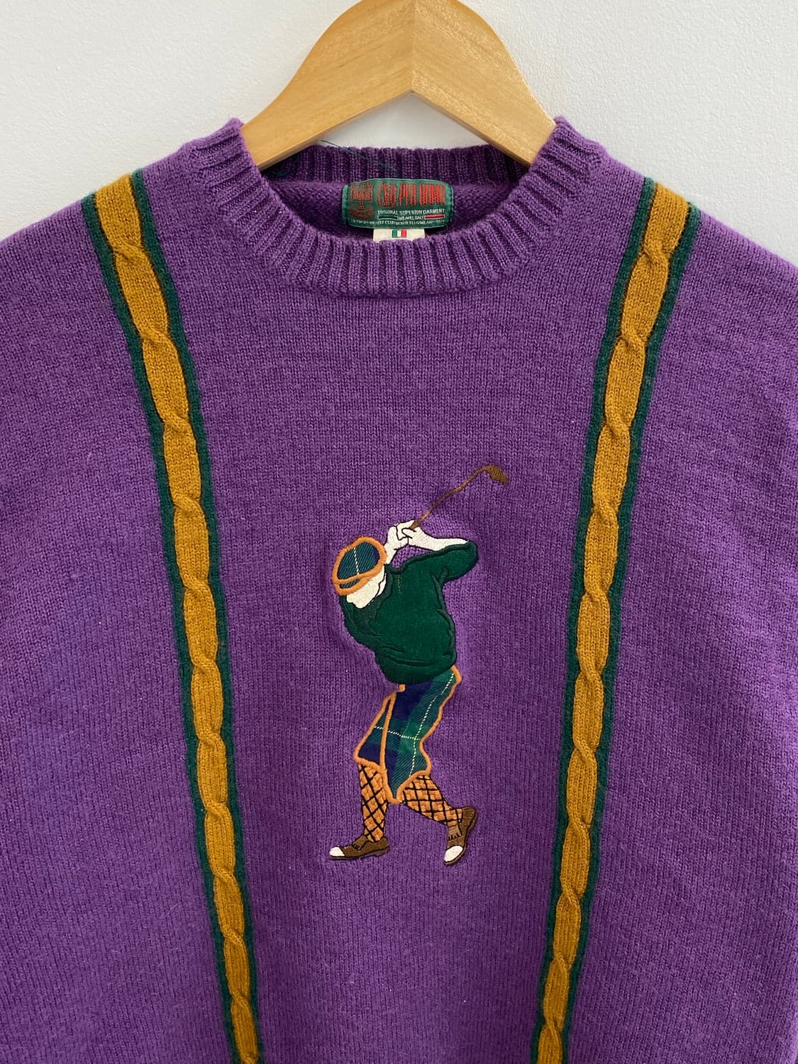 [M] 90s CVQ PER UOMO 자수 디테일 니트 상품이미지3