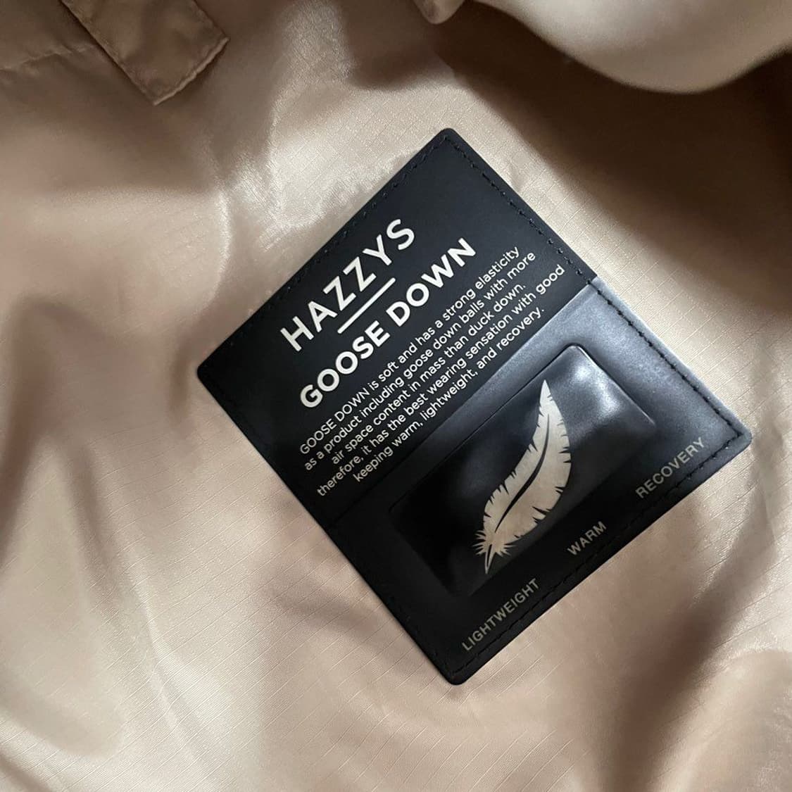 헤지스 카라코람 구스다운 패딩 5589 상품이미지4