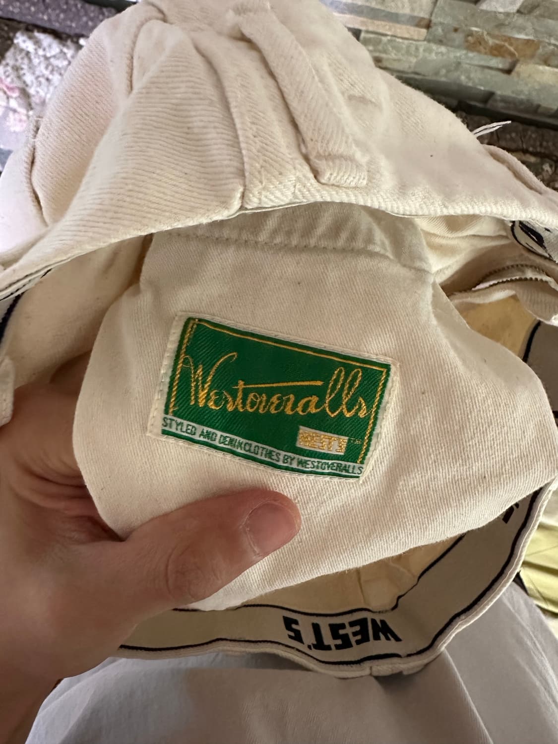 Westoveralls 아이보리 데님 상품이미지2