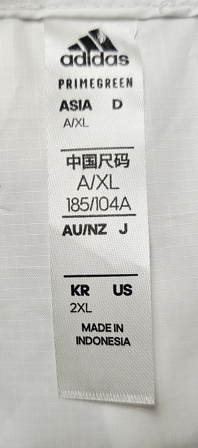 (110)2XL ☆초대장급☆ 아디다스 3S우븐 [흰검] 바람막이 상품이미지2