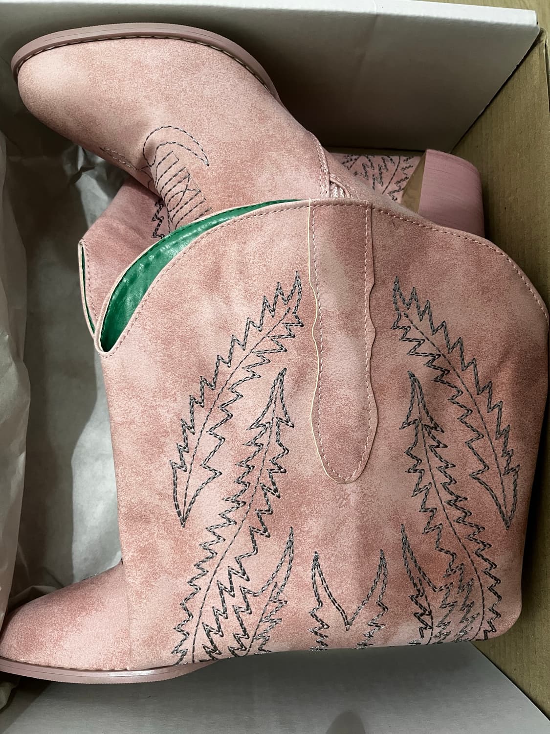 leey 여성 부츠(핑크) 상품이미지1