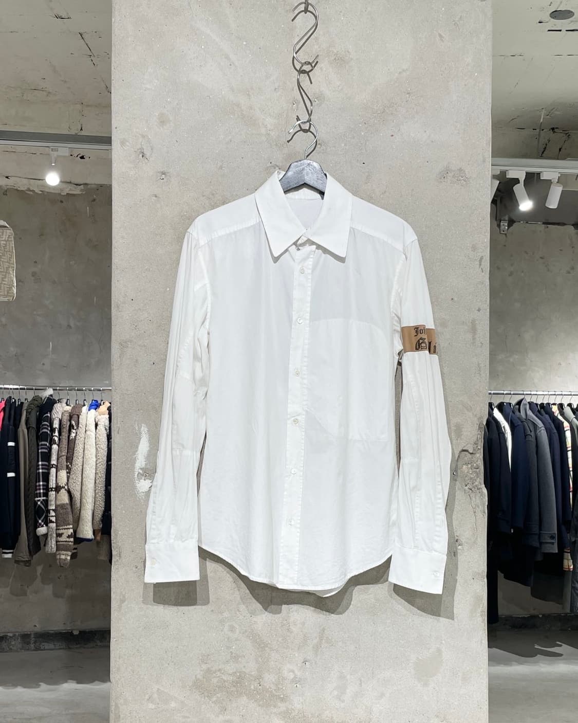 존 갈리아노 06S/S 화이트 EUREKA 런웨이 암밴드 셔츠 상품이미지2
