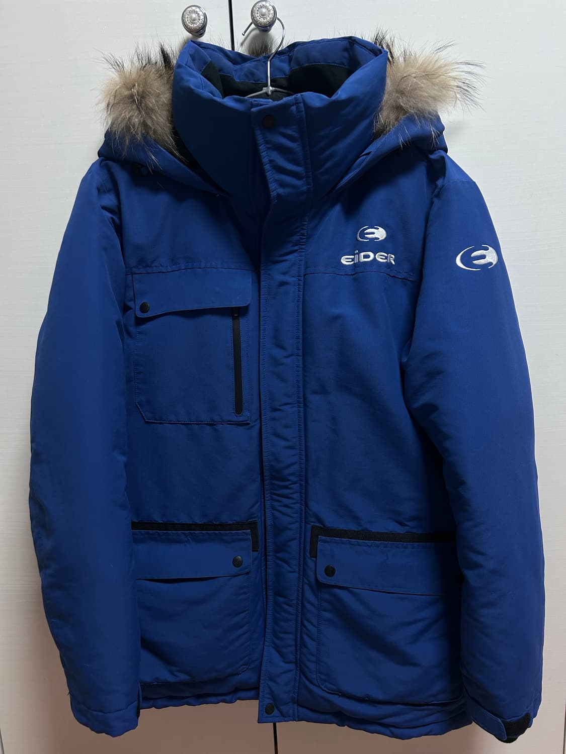 아이더 블루 패딩 점퍼 L 상품이미지1