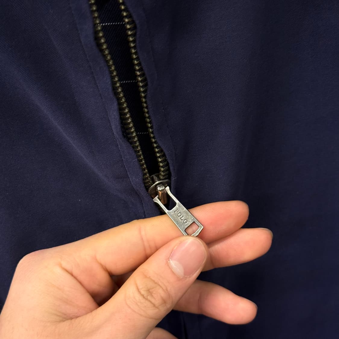 폴로 골프 체크 라이닝 스윙탑 자켓 블루종 컨트리 N649 상품이미지7