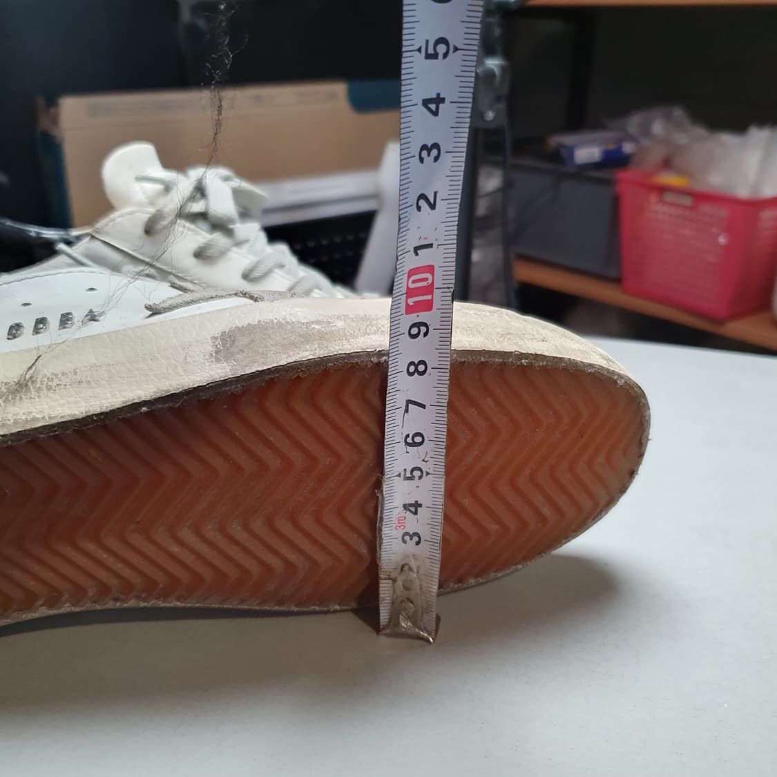 골든구스 슈퍼스타 화이트 블랙탭 240mm 상품이미지8