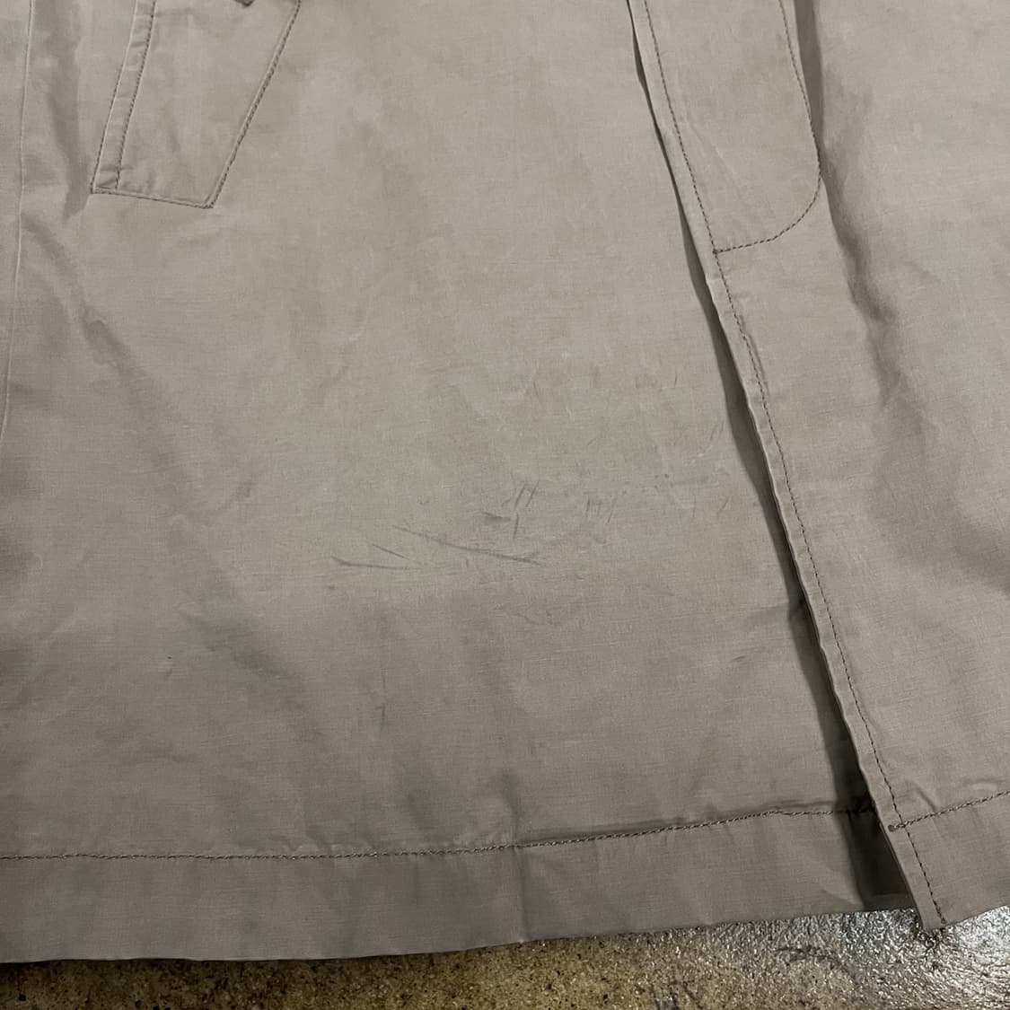 [정품/110] 헨리 코튼 베이지색 남성 코트 b18 상품이미지7