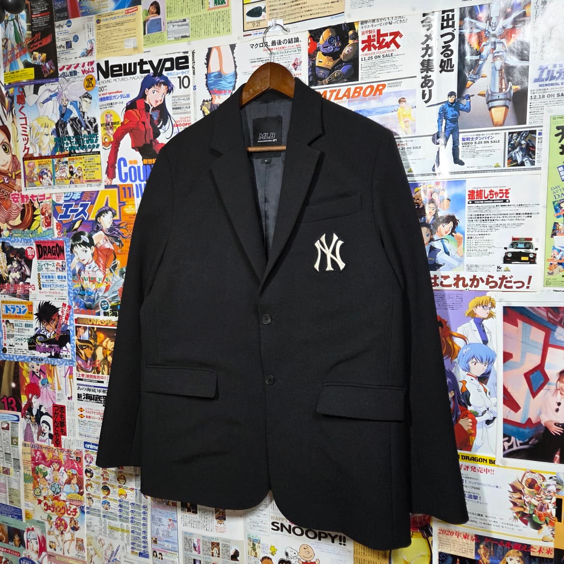 엠엘비 뉴욕양키스 블랙 블레이저 자켓 상품이미지2