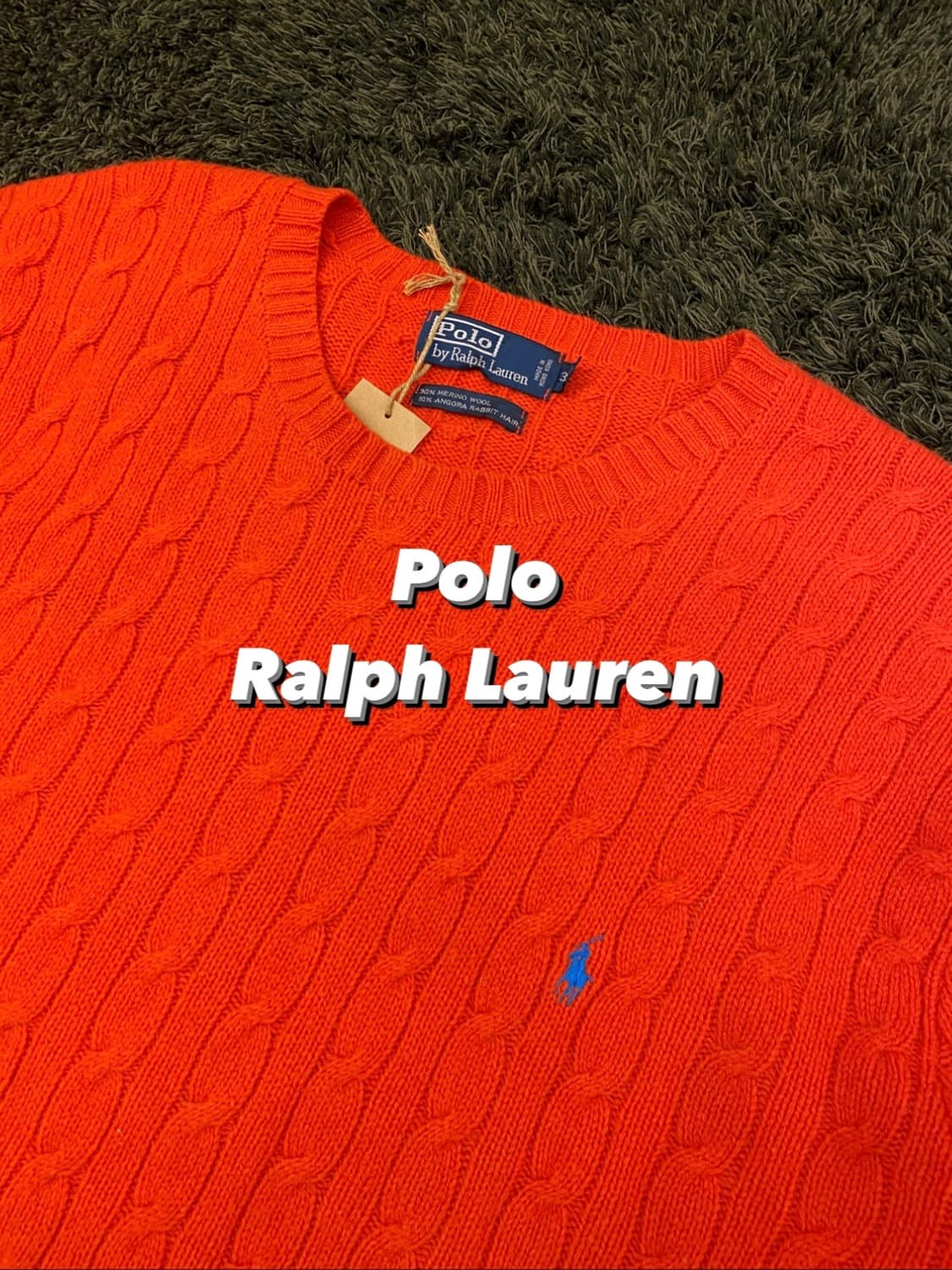 폴로 랄프 로렌 앙고라 케이블 니트 상품이미지2