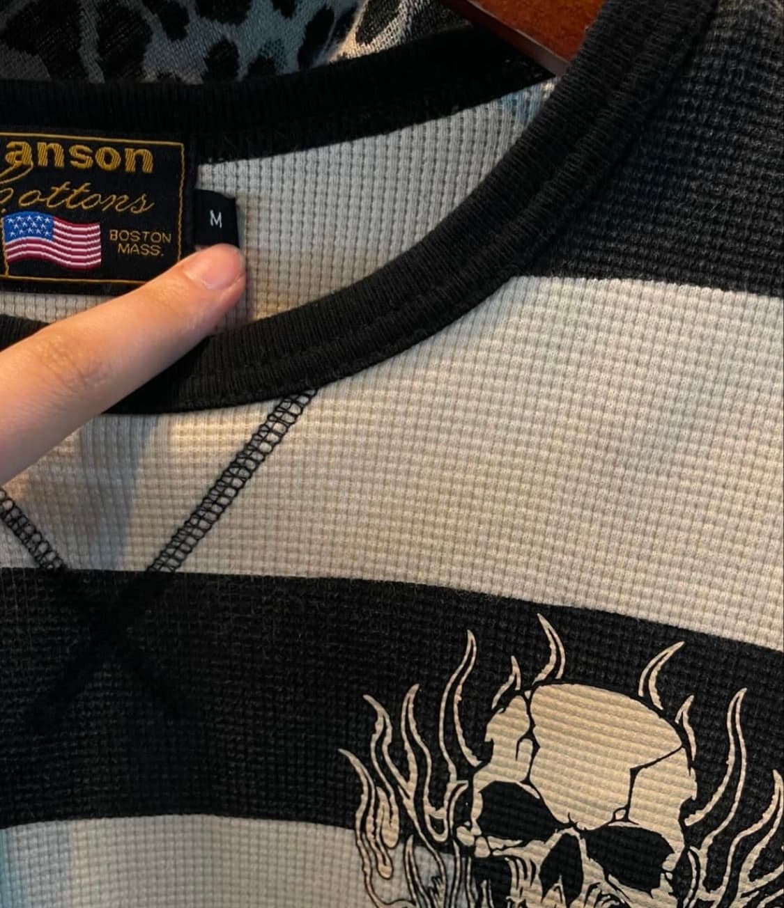 밴슨 블랙화이트 슬리브티 상품이미지4