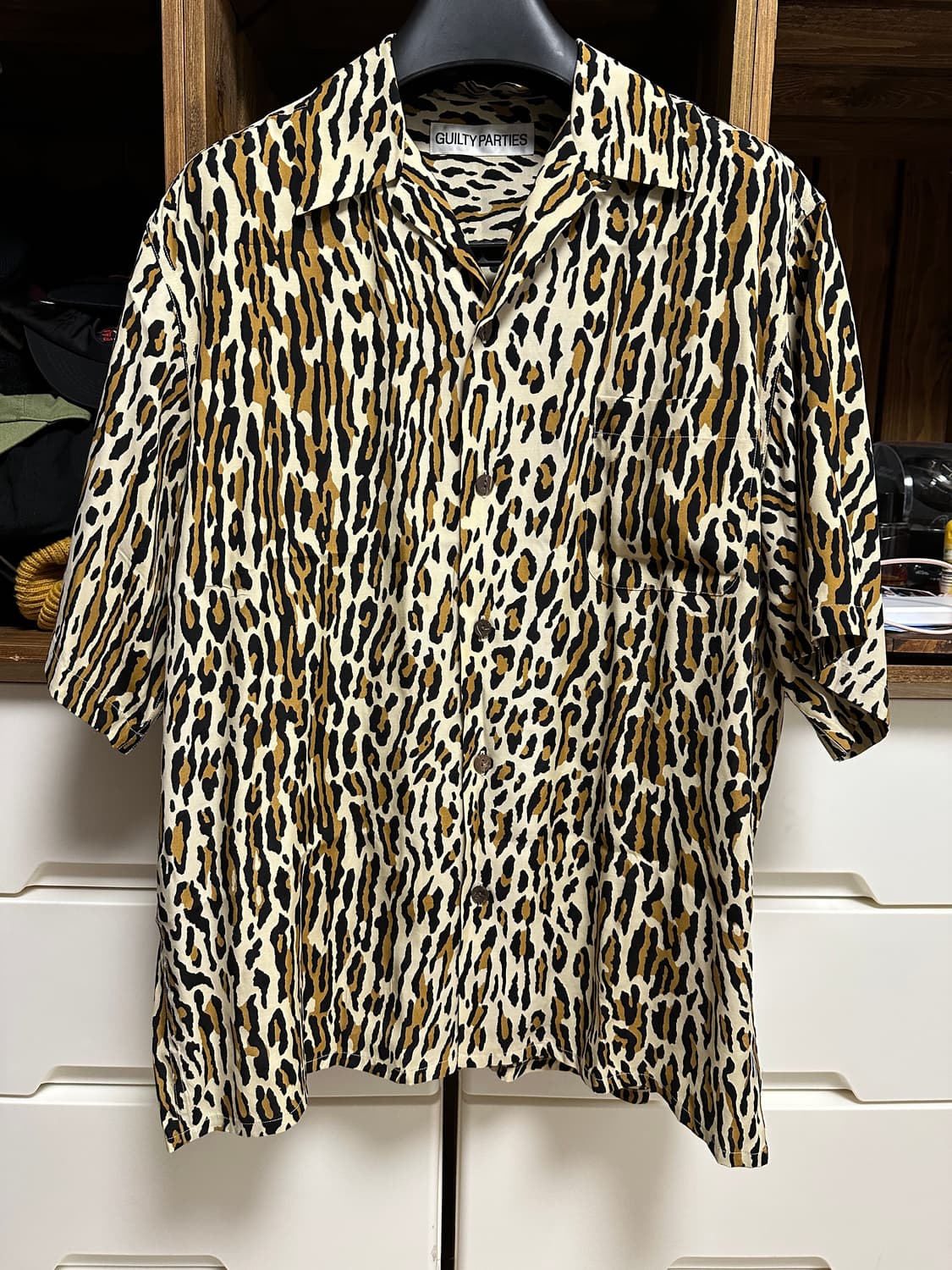 와코마리아 24ss 레오파드 하와이안 셔츠 L 상품이미지1