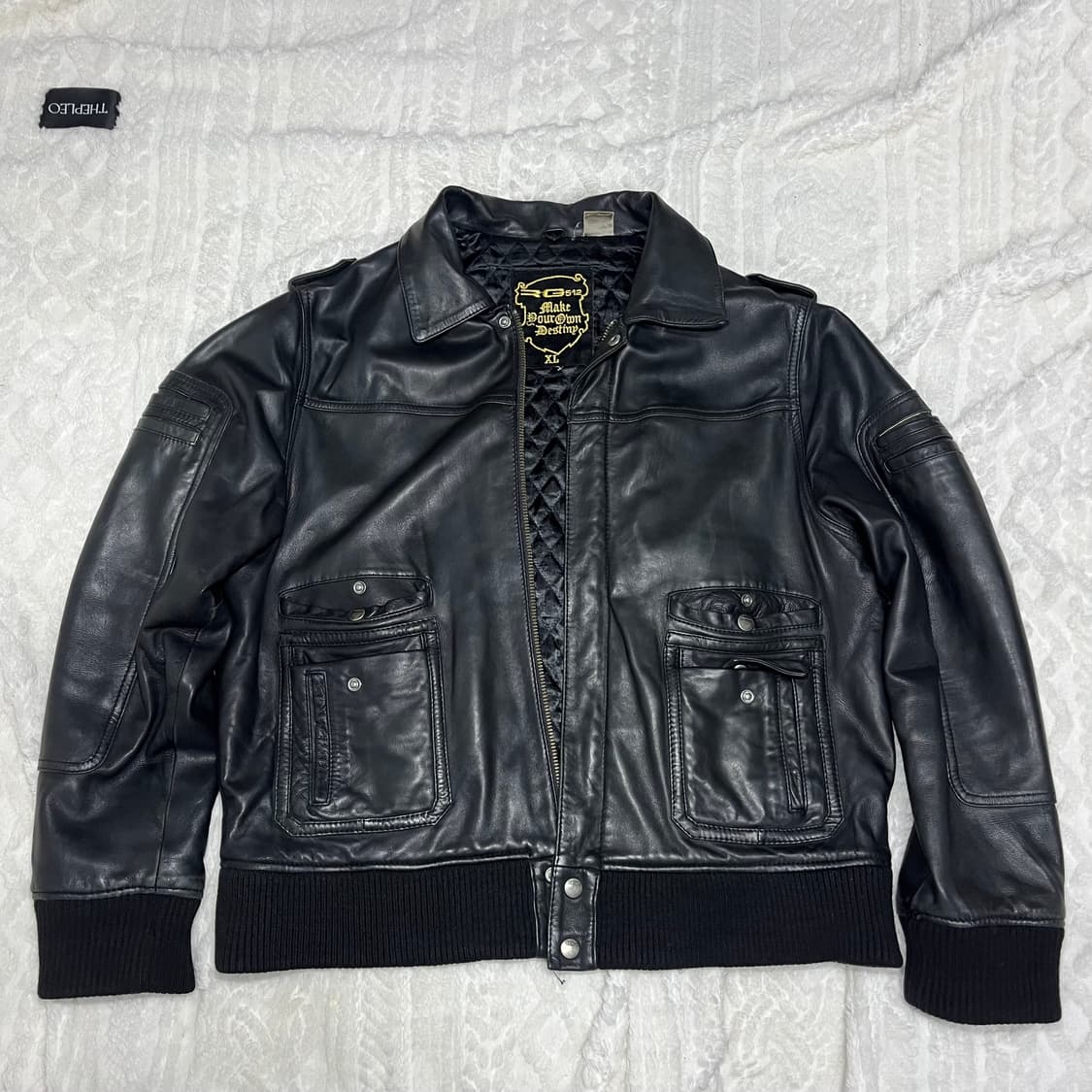 양가죽 봄버 자켓 XL 상품이미지1
