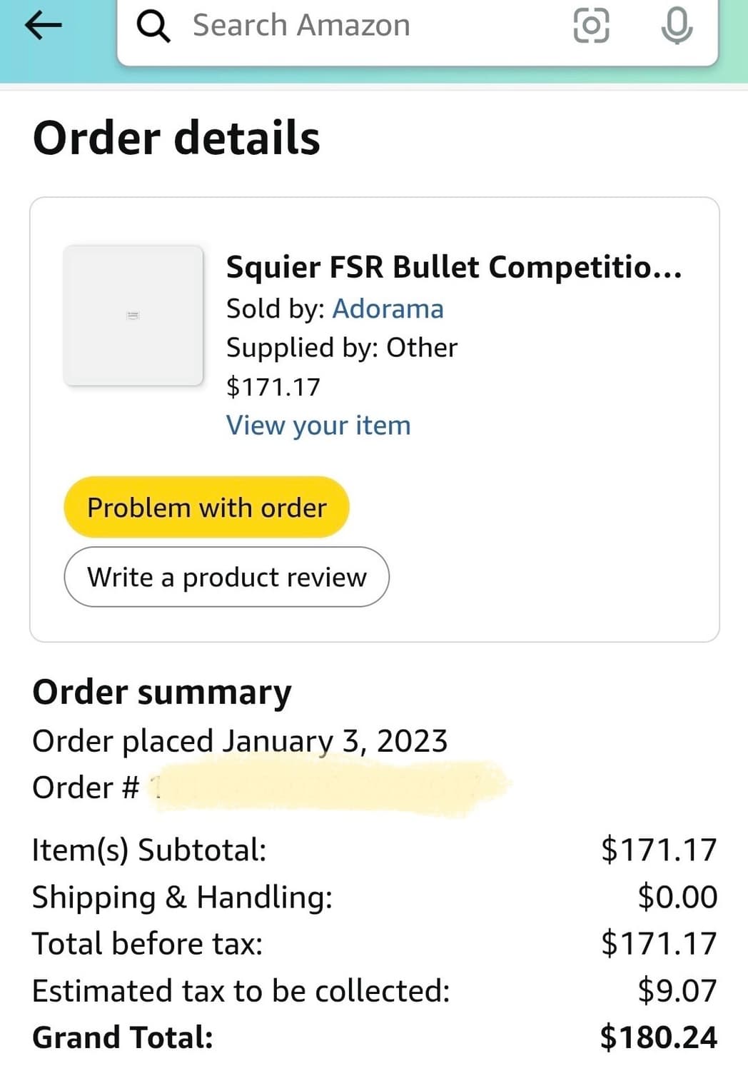 Squier FSR bullet 머스탱 일렉 기타 상품이미지2