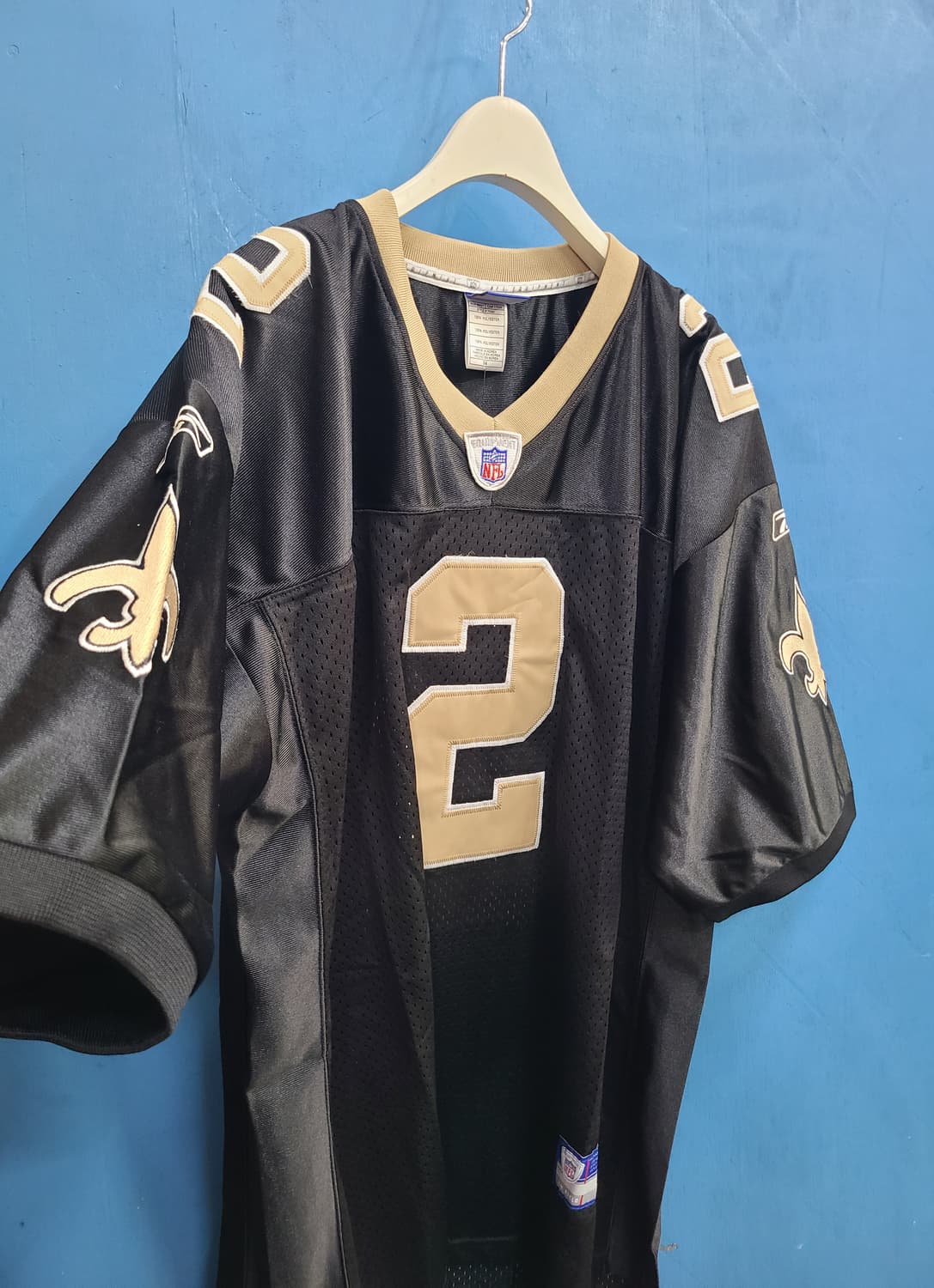 리복 NFL 뉴올리언스 세인츠 2번 Aaron Brooks 럭비져지 상품이미지3