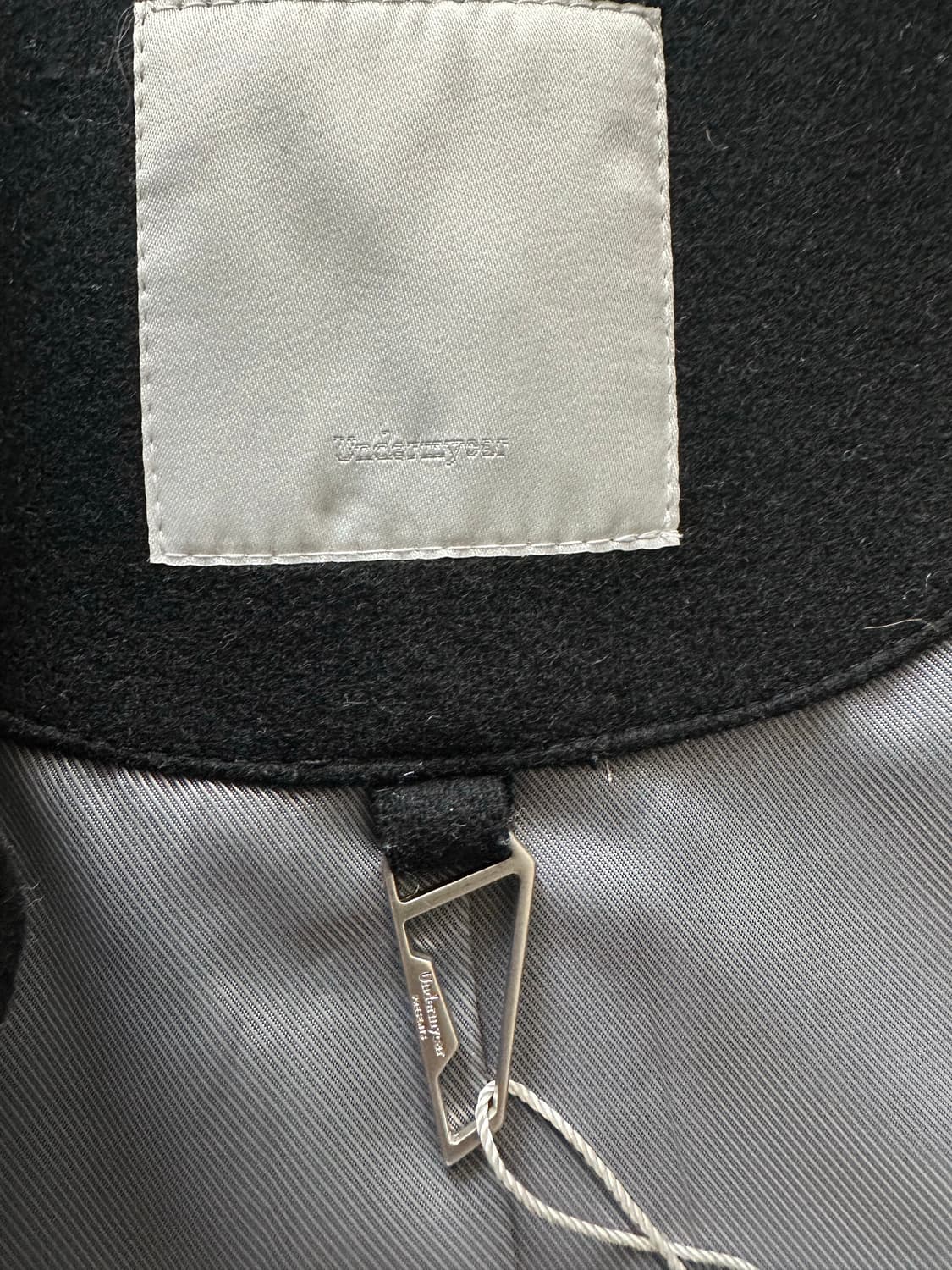 언더마이카 리전02 발마칸 오버사이즈 울 코트 블랙 상품이미지6