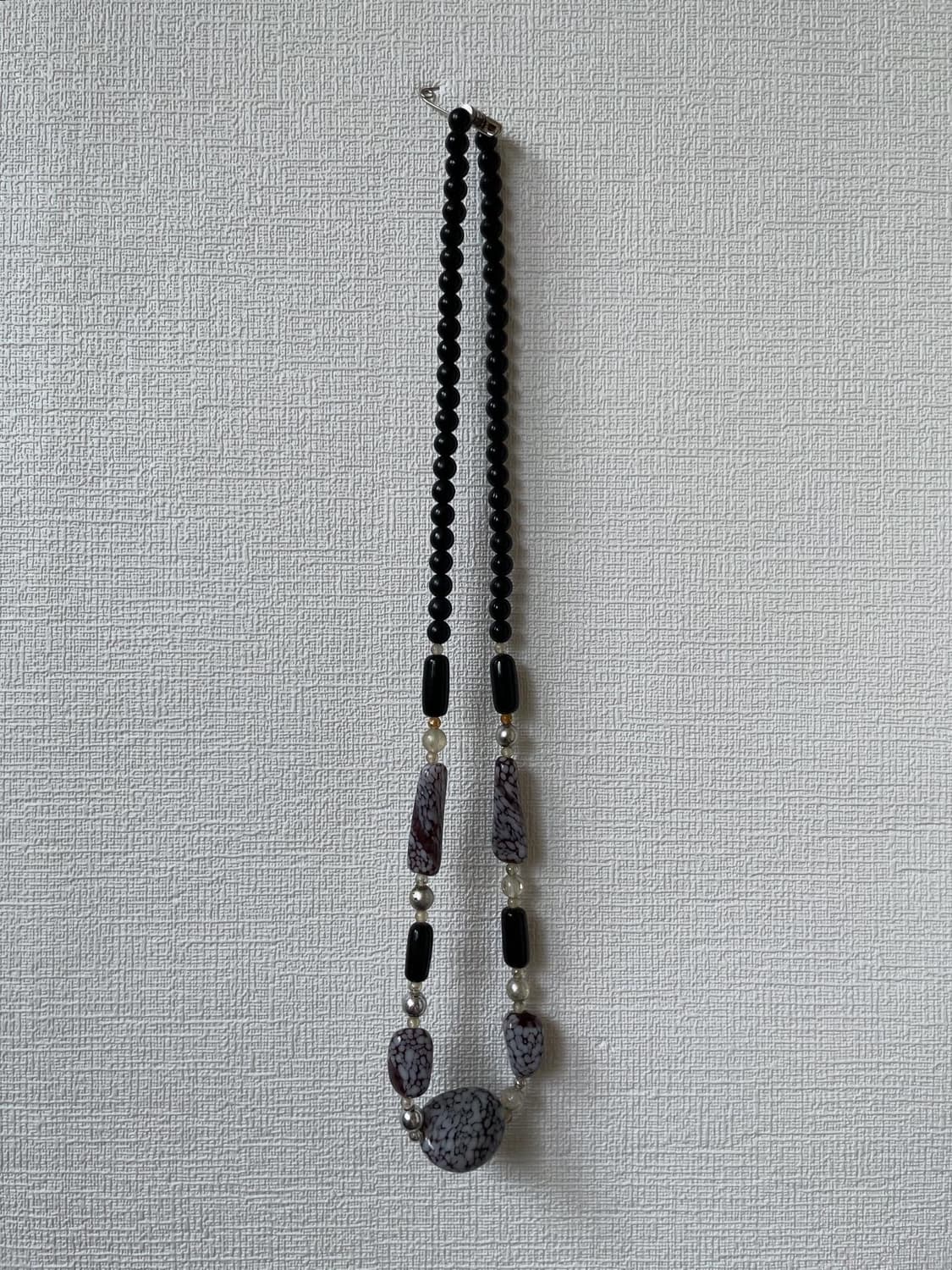 Oriental Natural Purple Stone Necklace 상품이미지3