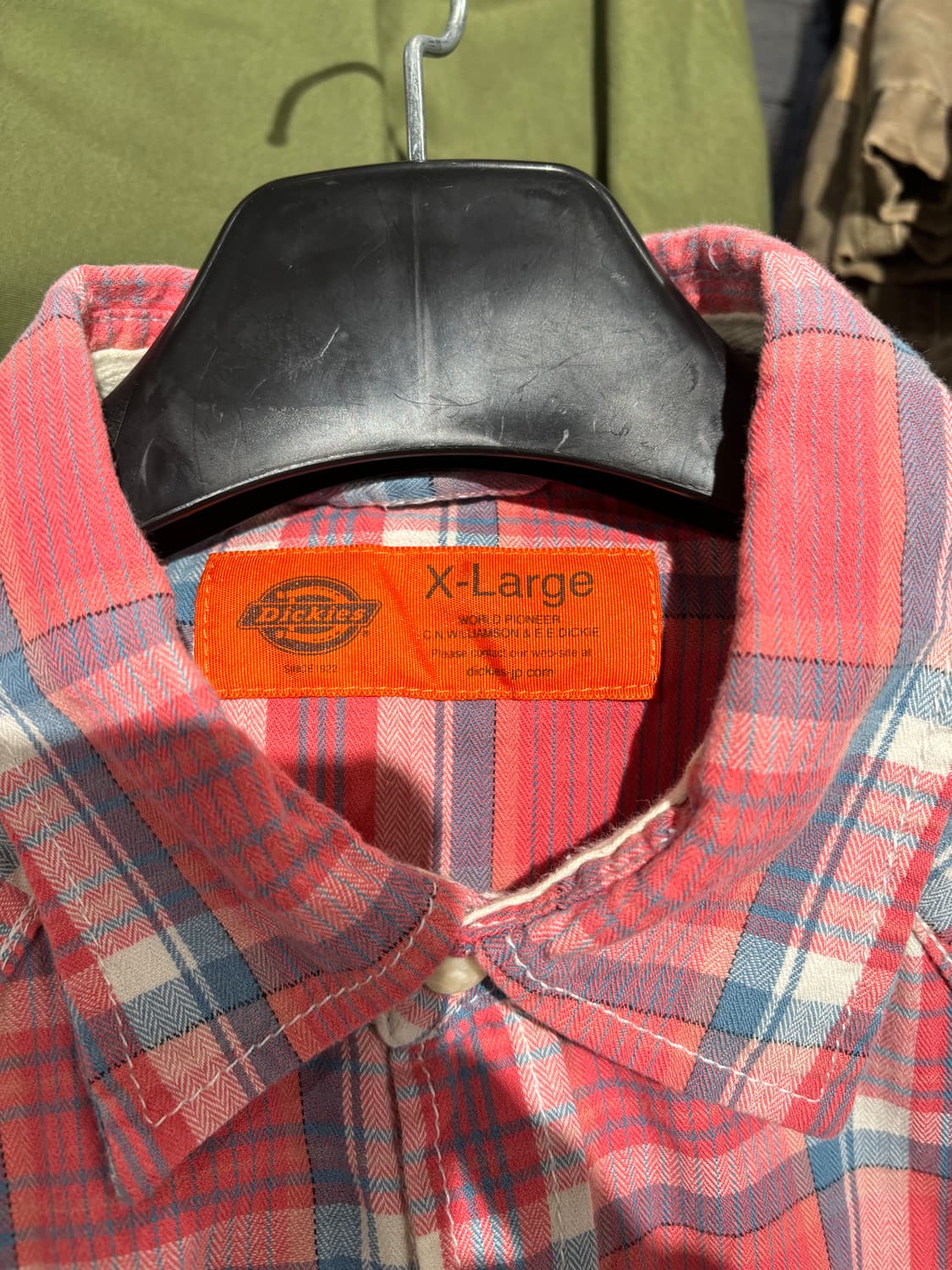 디키즈 체크 웨스턴 셔츠   상품이미지8