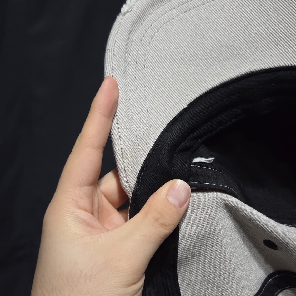 (L) ETCE NEW VISION DESTROYED 볼캡 (GRAY) 상품이미지8