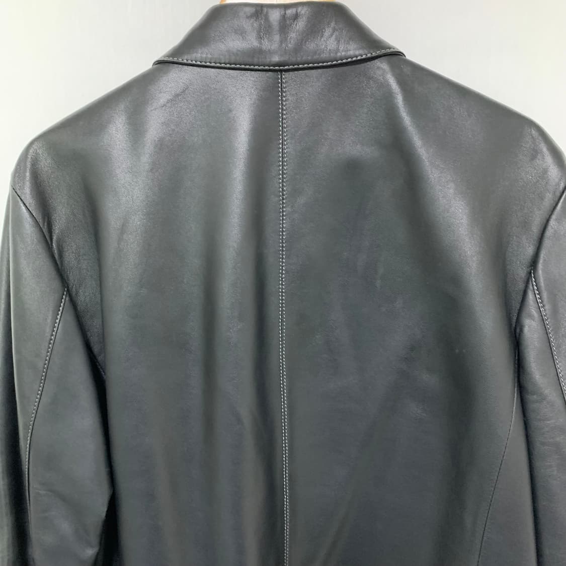 빈티지 양가죽 리얼레더 자켓 남성 집업 100 사이즈 상품이미지4
