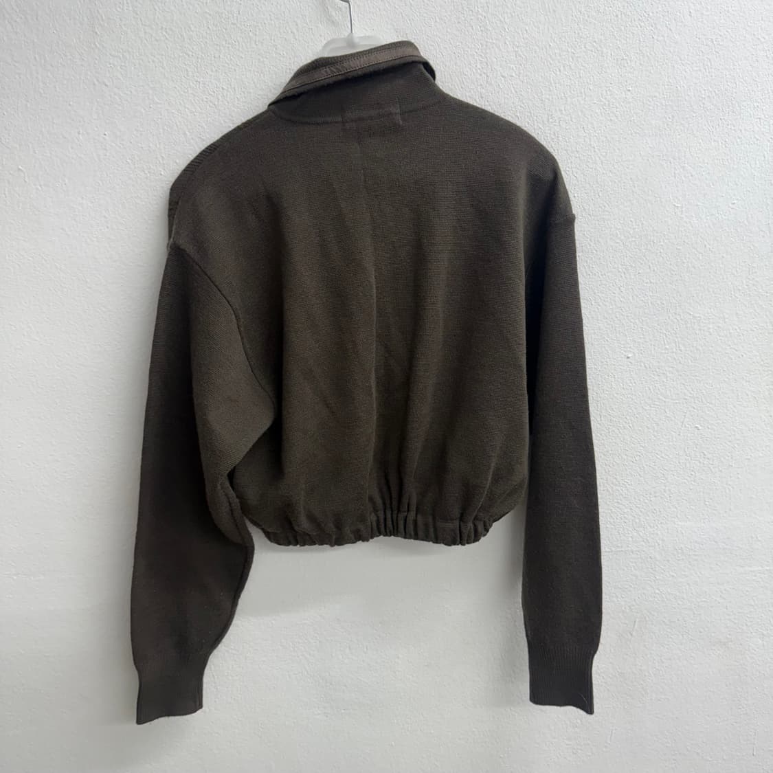 입생로랑 크롭 니트 스웨터 (M) 상품이미지3