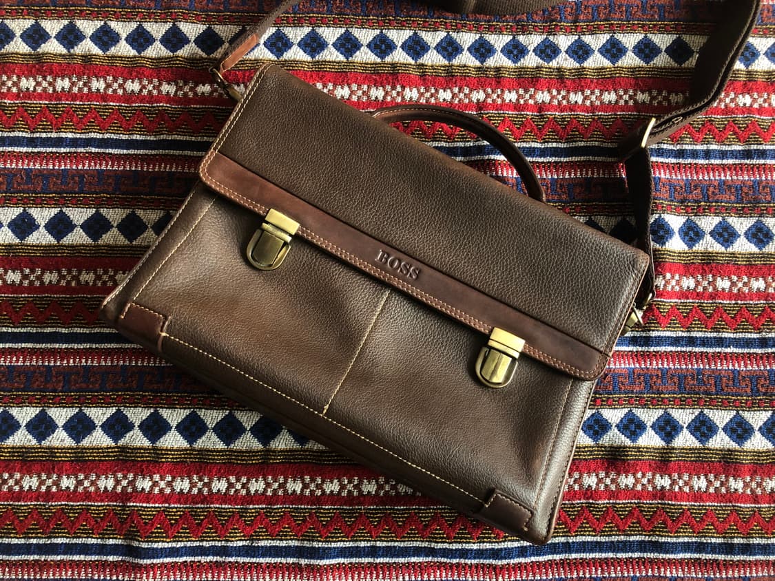 휴고보스 레더 브리프케이스 상품이미지1