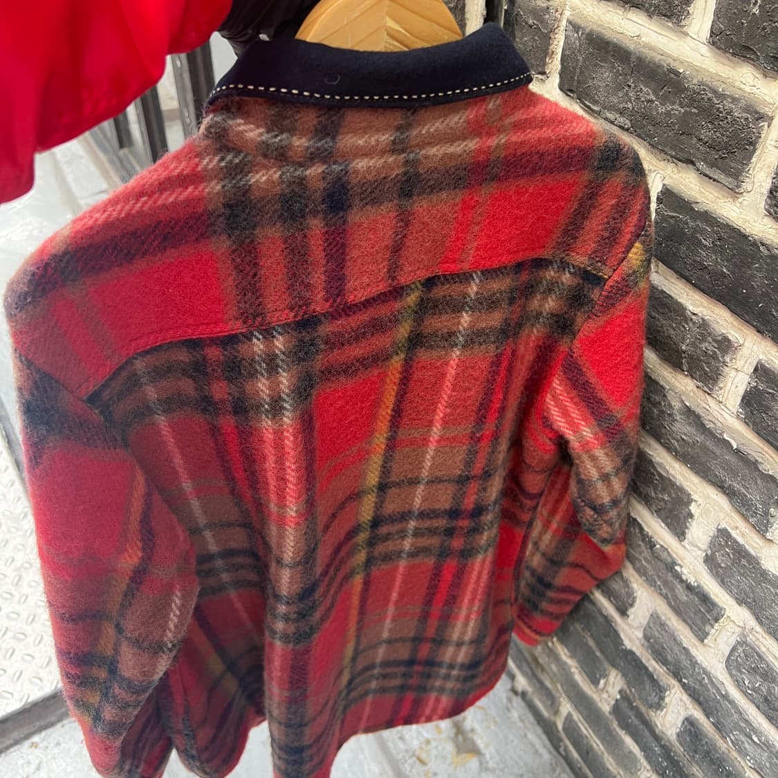 45rpm 체크 울 셔츠 상품이미지5