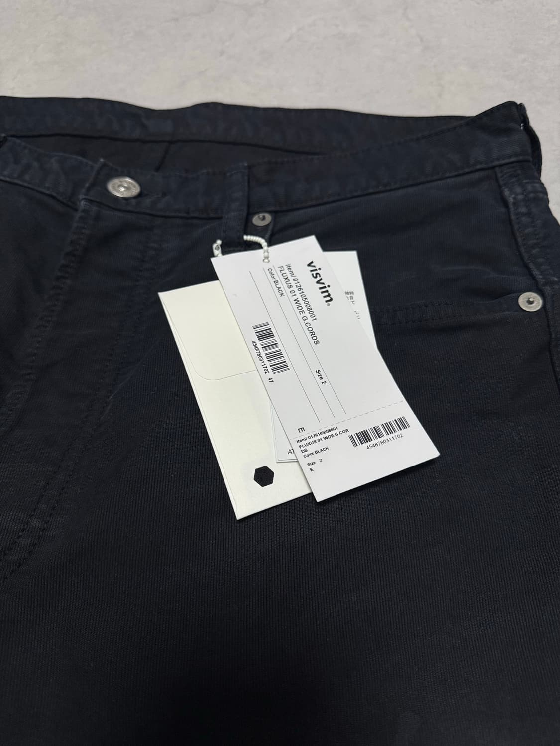 visvim 26ss fluxus 01 wide g.cords 판매 상품이미지2
