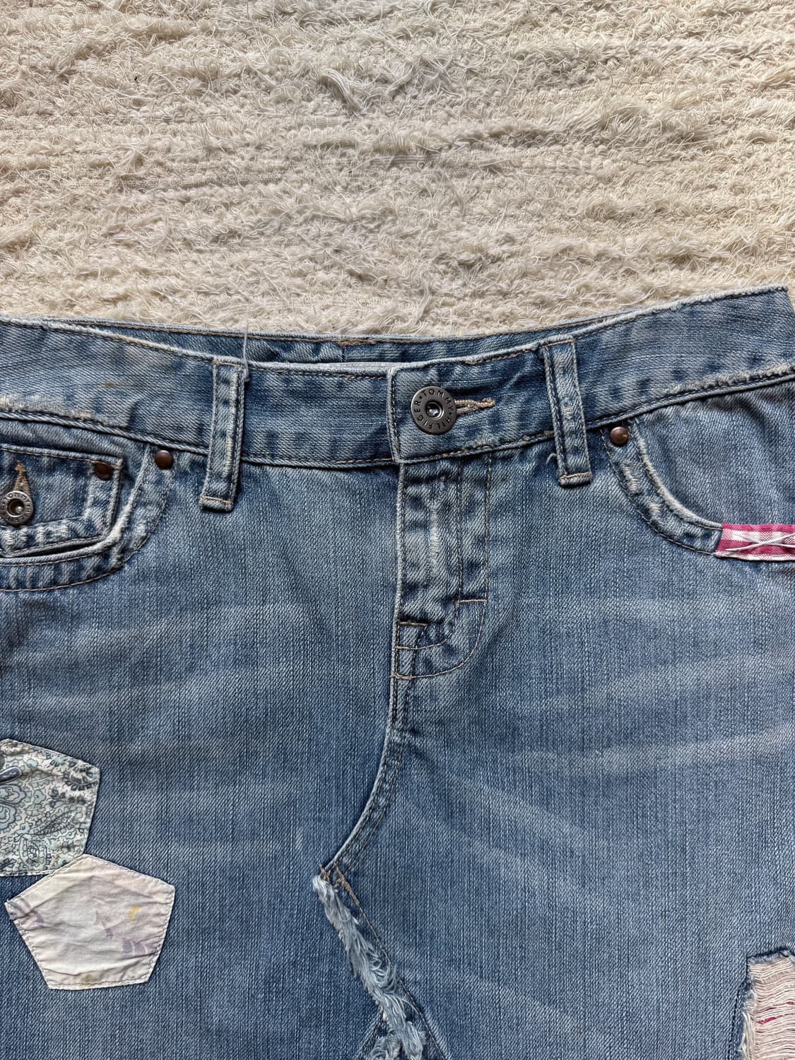 TOMMY HILFIGER Patched Denim Skirt 0283 상품이미지3