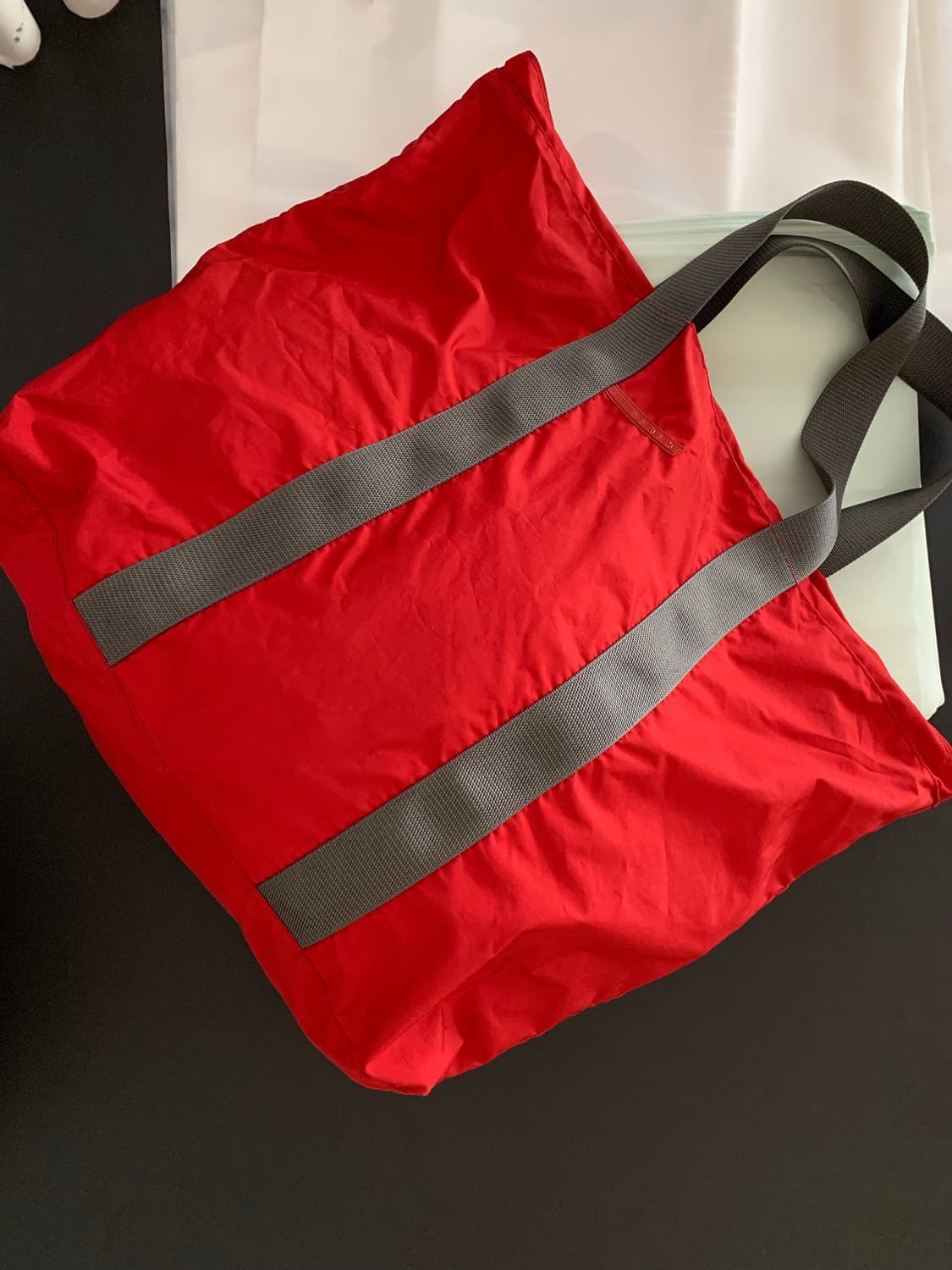 00's "PRADA" Big Tote Bag (rare piece) 상품이미지4