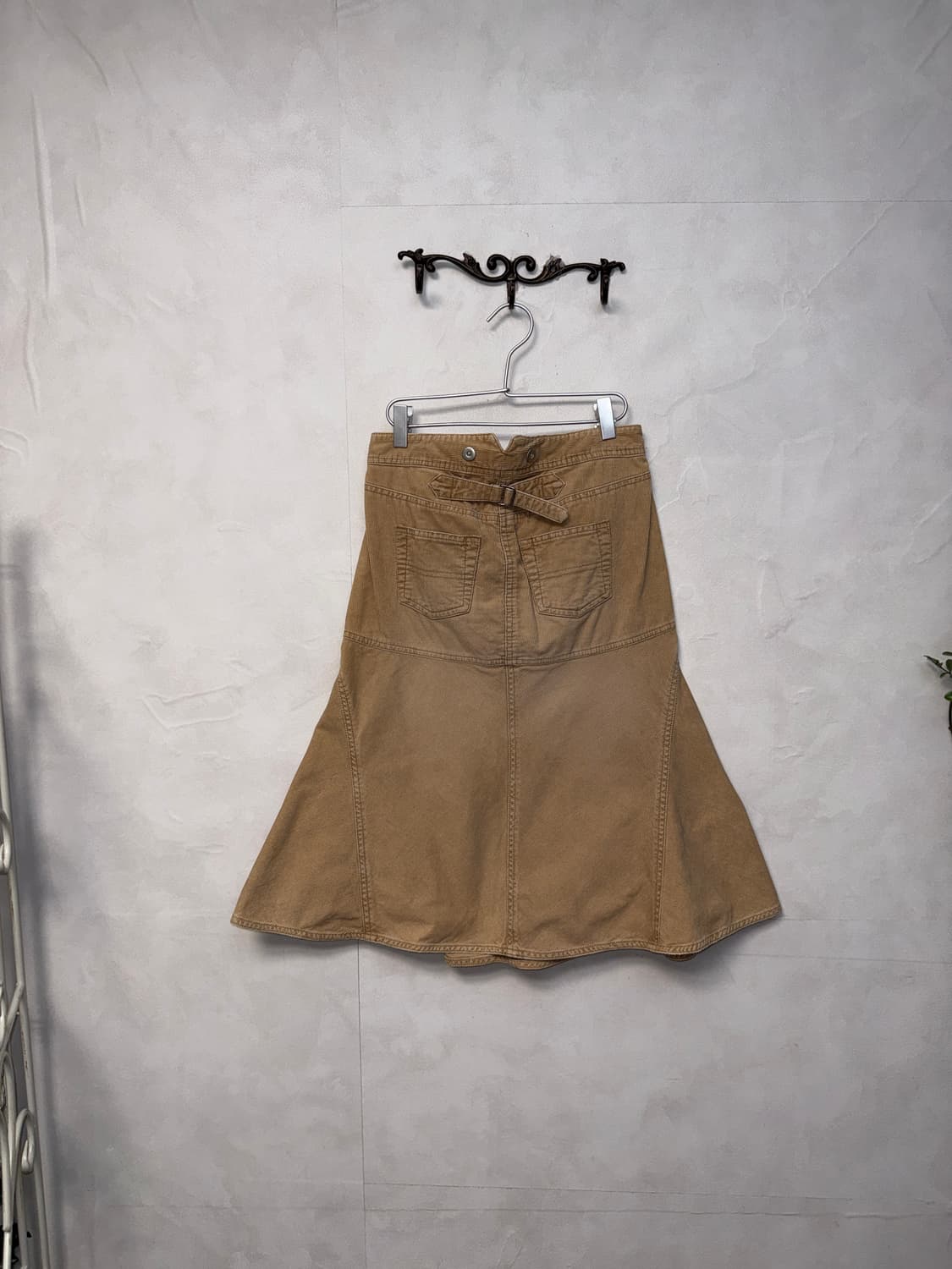 Ralph Lauren beige corduroy midi skirt 상품이미지1