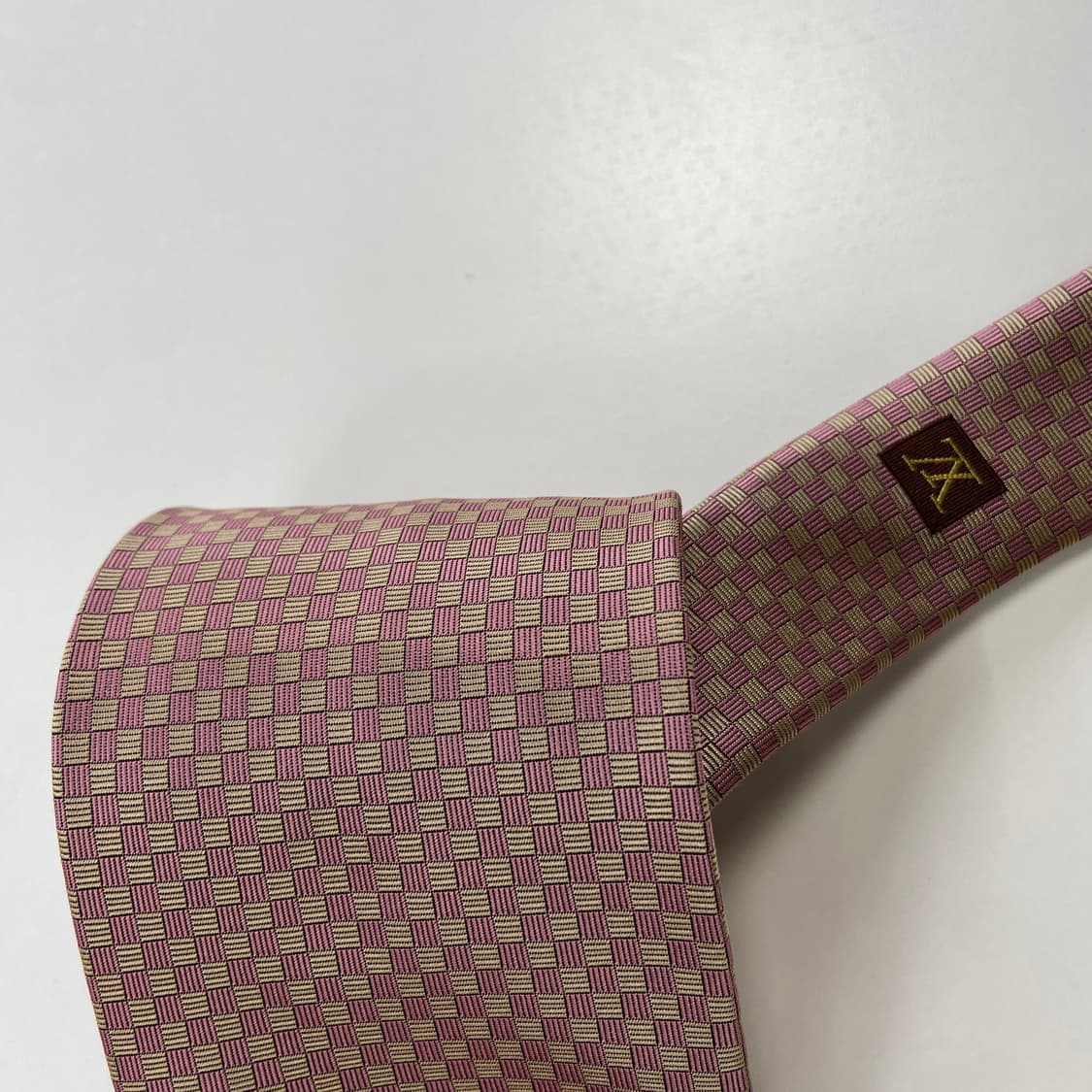 루이비통 (LOUIS VUITTON) 명품 정품 심플로고 넥타이 상품이미지7