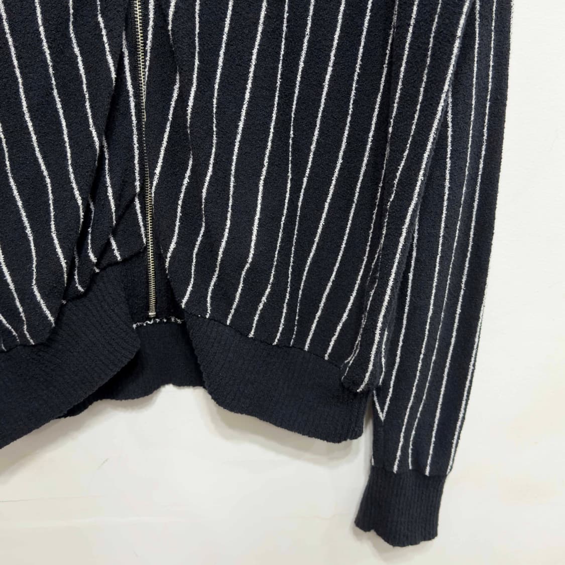 스투시 스트라이프 집업 니트 가디건 상품이미지3