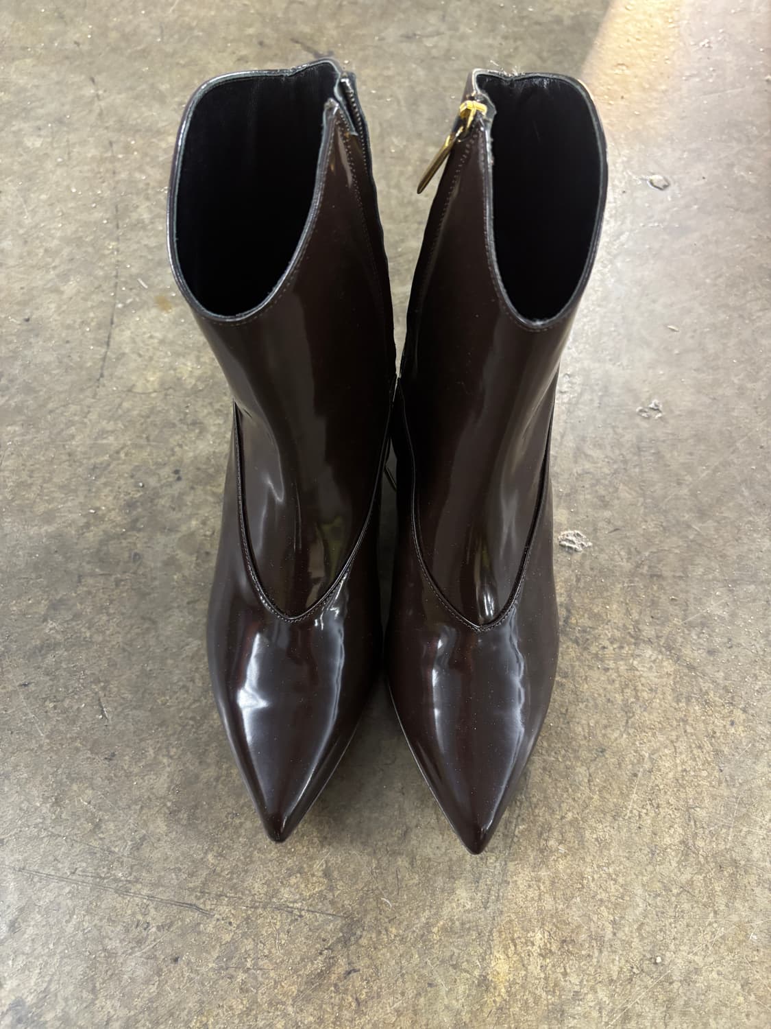 Tibi 브라운 레더 앵클 부츠 37(한국사이즈235~240) 상품이미지2