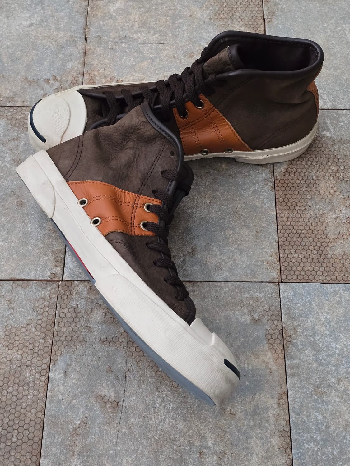 (260)컨버스 잭퍼셀 레더 하이  상품이미지4