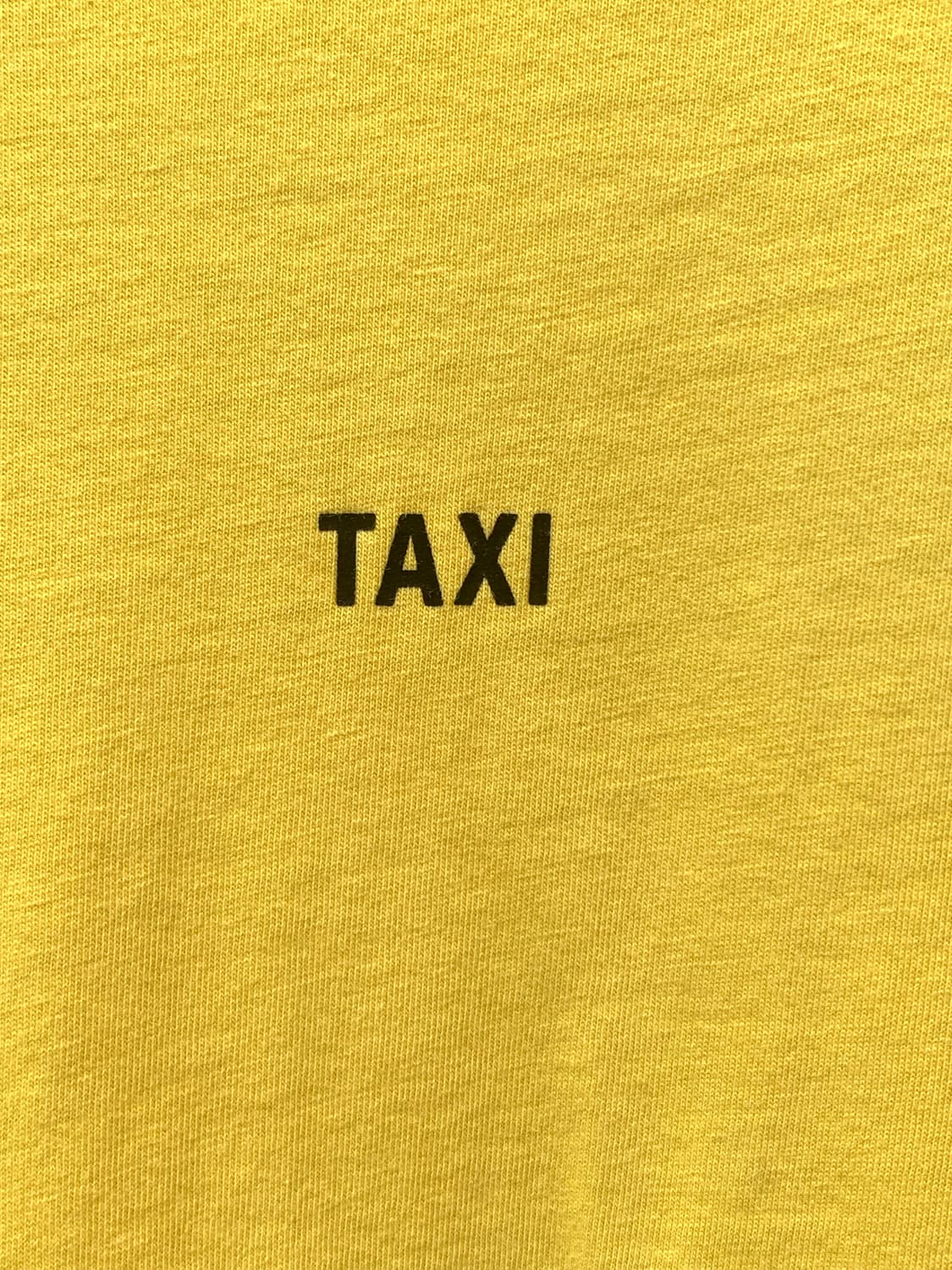 헬무트랭 택시 반팔 티셔츠 (yellow) 상품이미지5