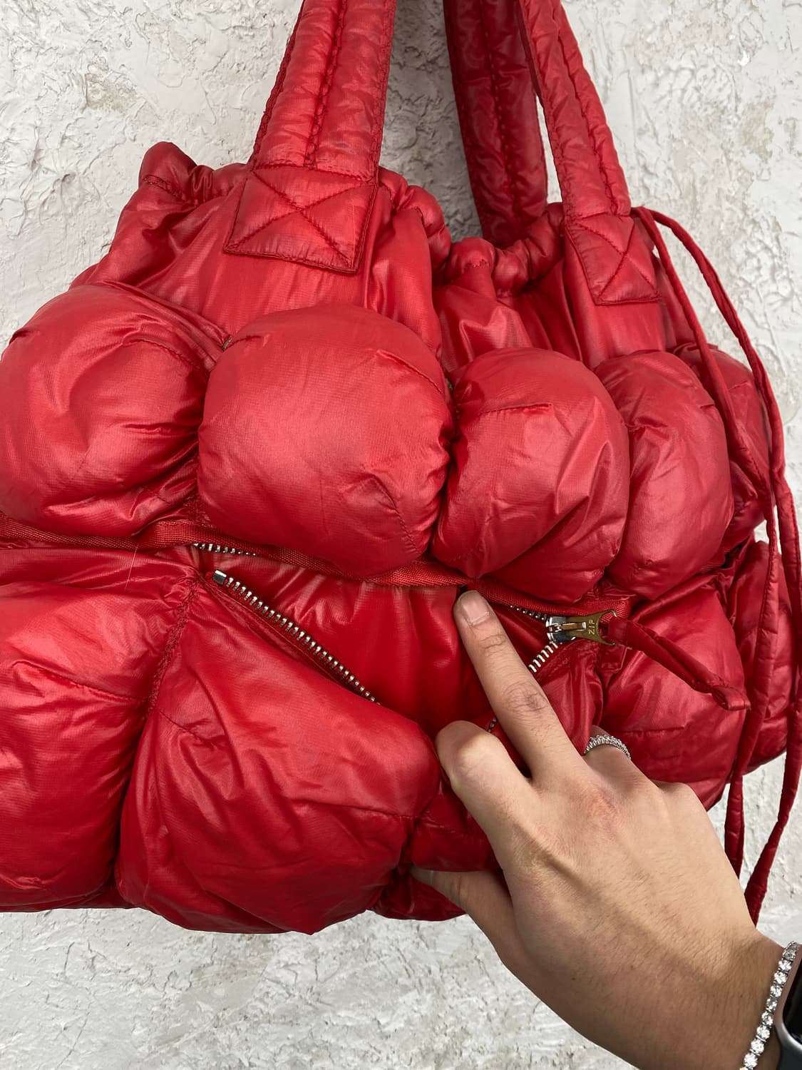 2000s 마리떼 프랑소와 저버 버블 푸퍼 포카츄 백 상품이미지4