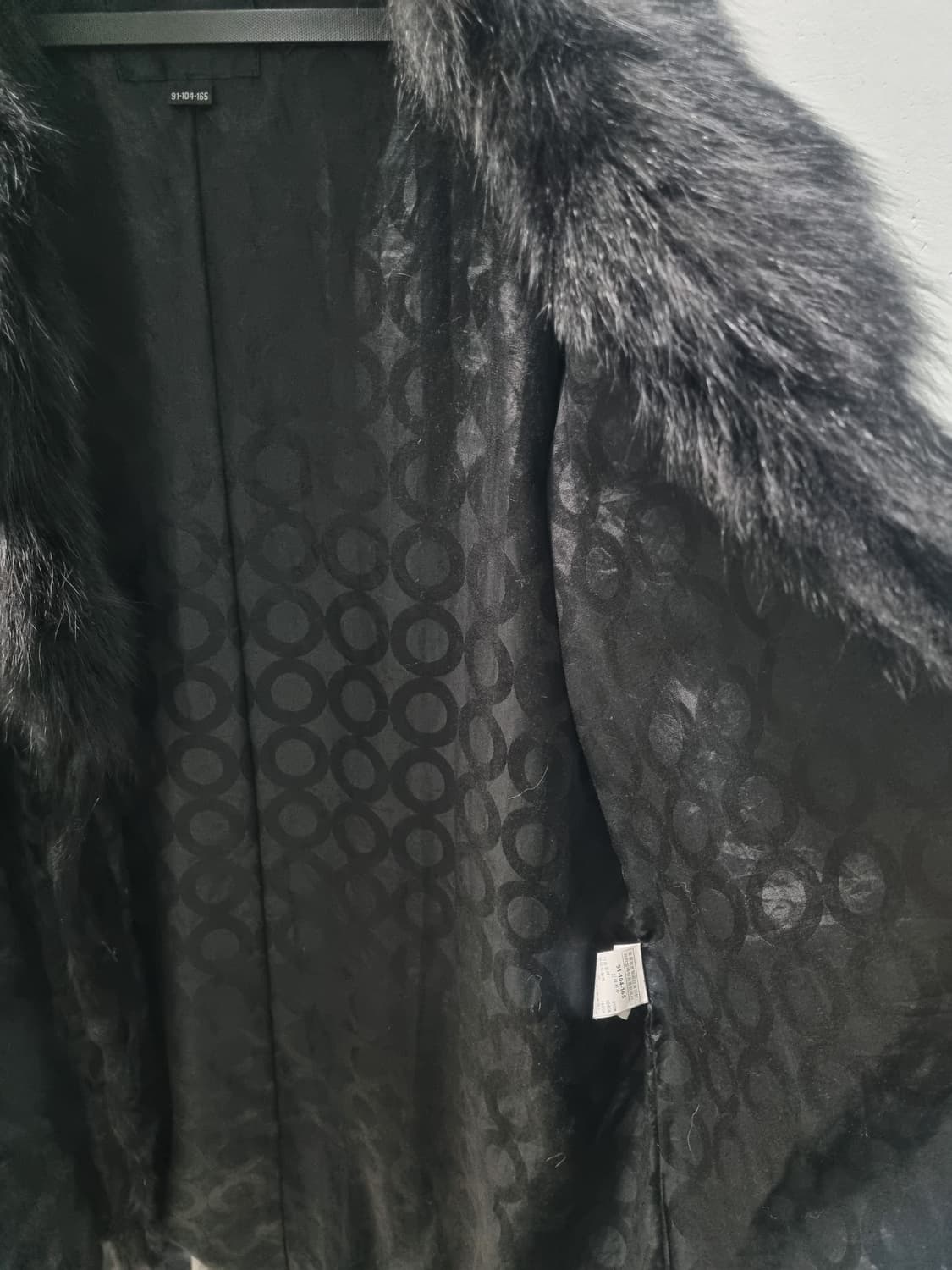 트리아나 양모 여우털 7부 코트 자켓 55-66 상품이미지5