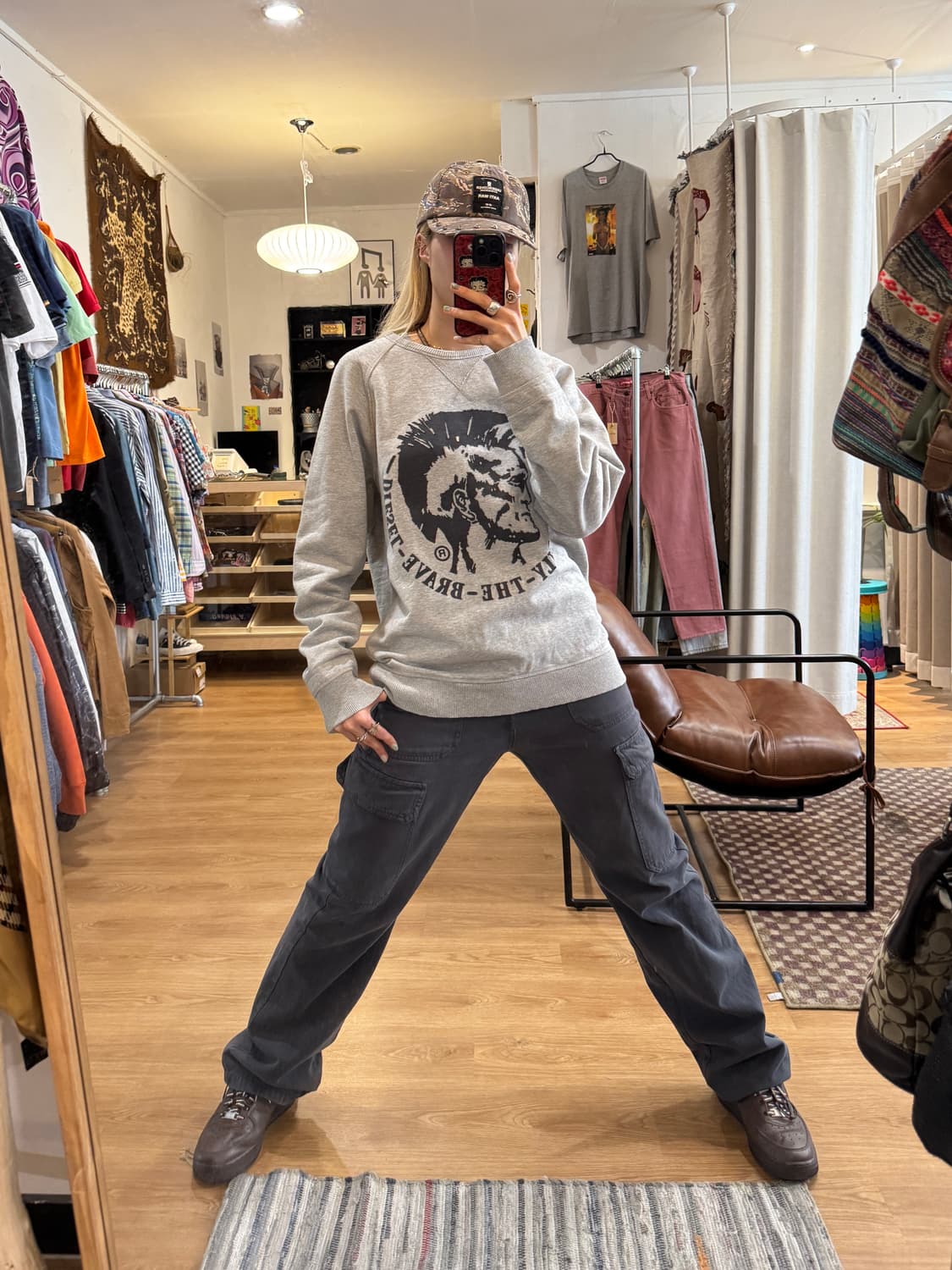 Diesel only the brave sweatshirt 상품이미지2