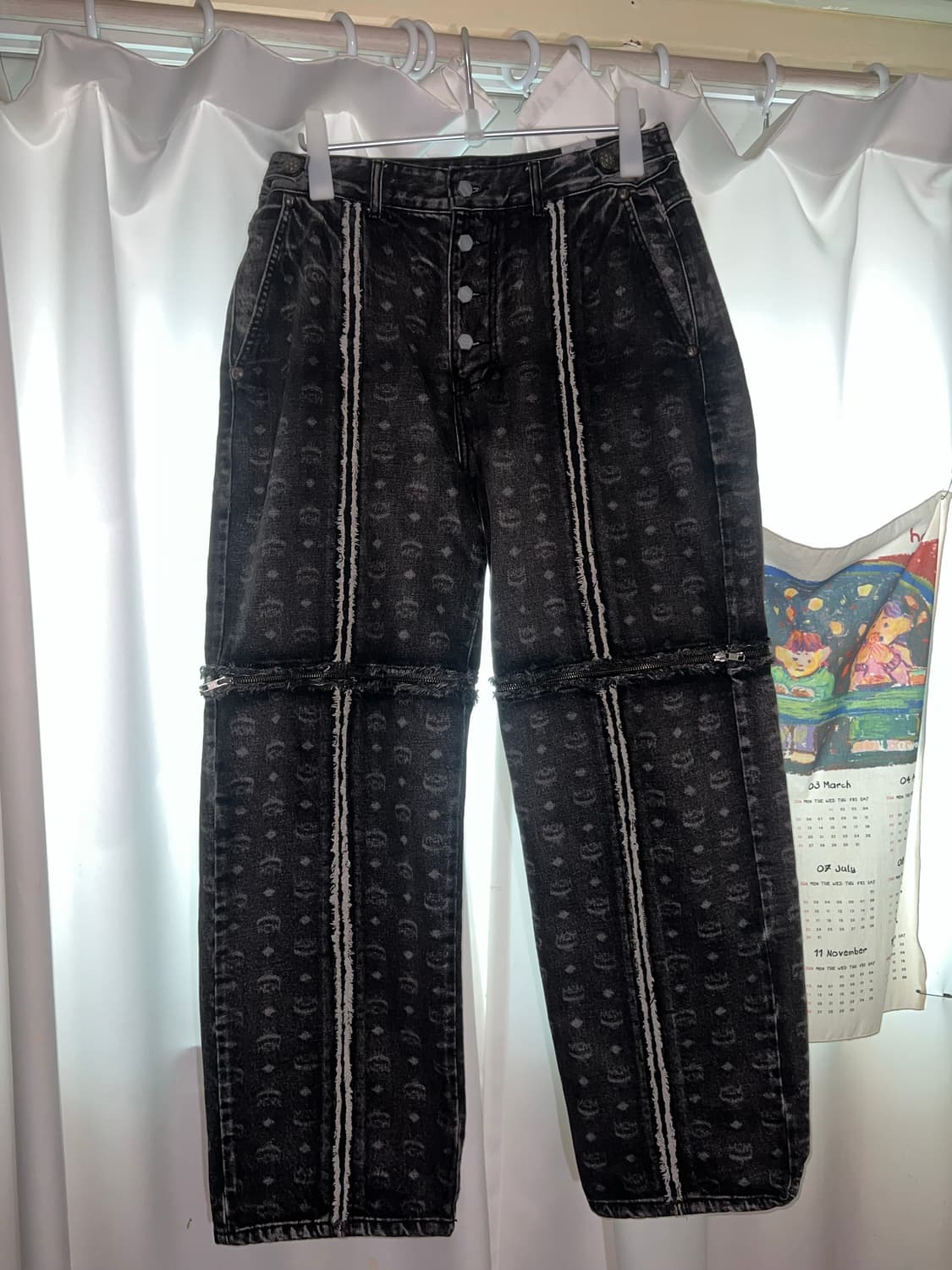 thug club X McM 데님 블랙  상품이미지3