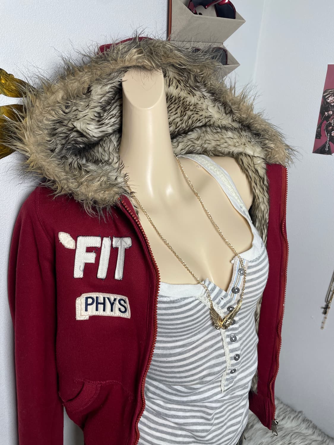 아베크롬비 울프죠 퍼 후드집업 상품이미지3