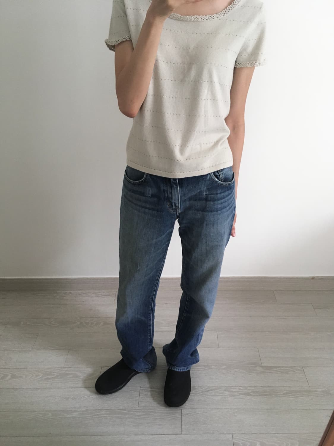 washed denim jeans 상품이미지4