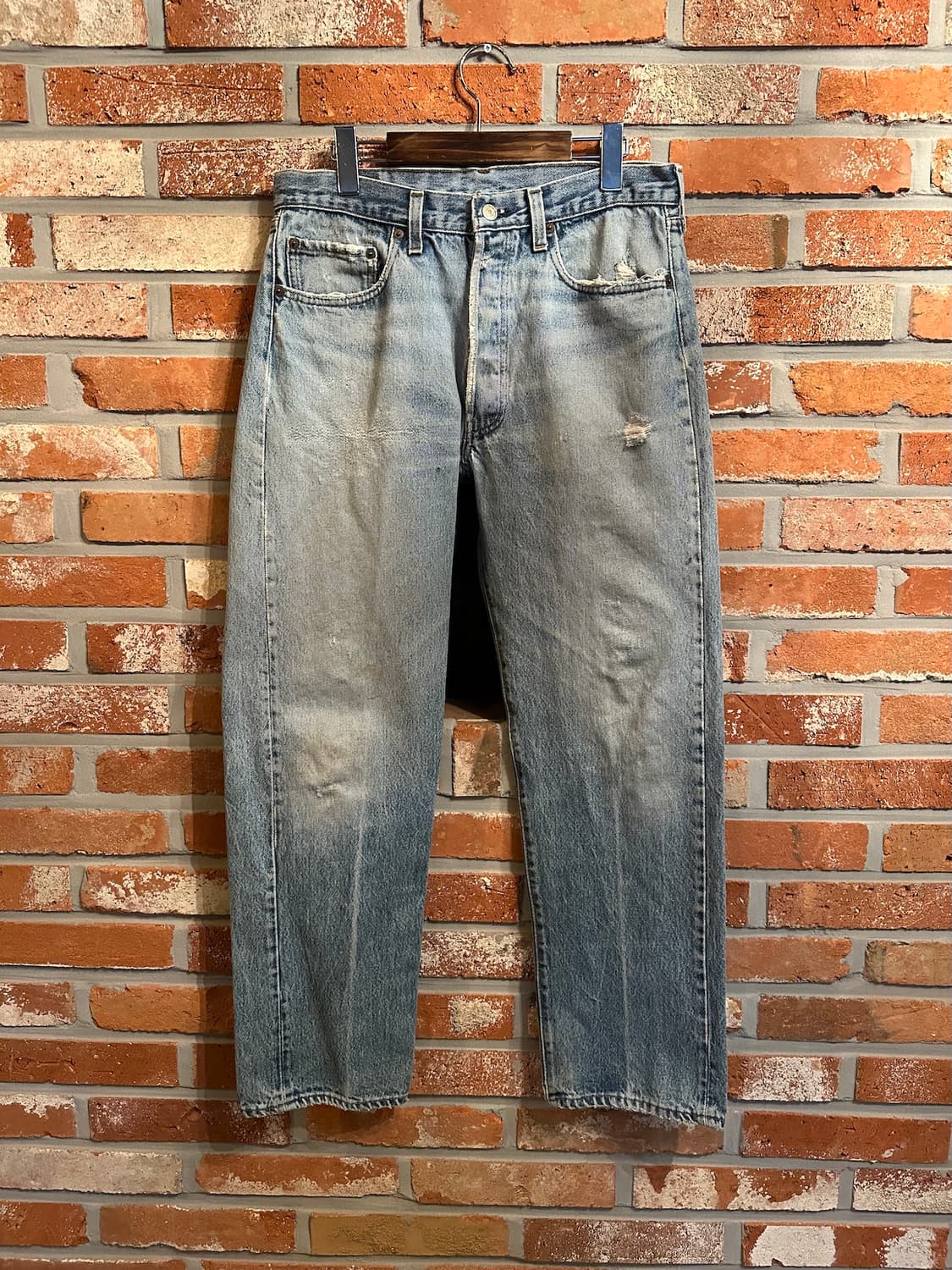 90s USA 빈티지 리바이스 501 데님 팬츠 상품이미지2